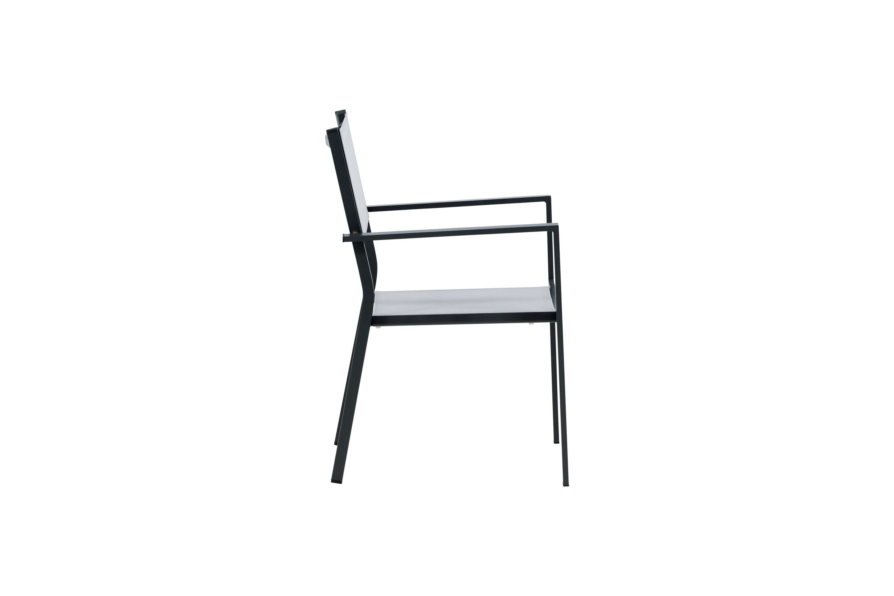 Venture Home Copacabana Matstol SVART/Grå 2-pack