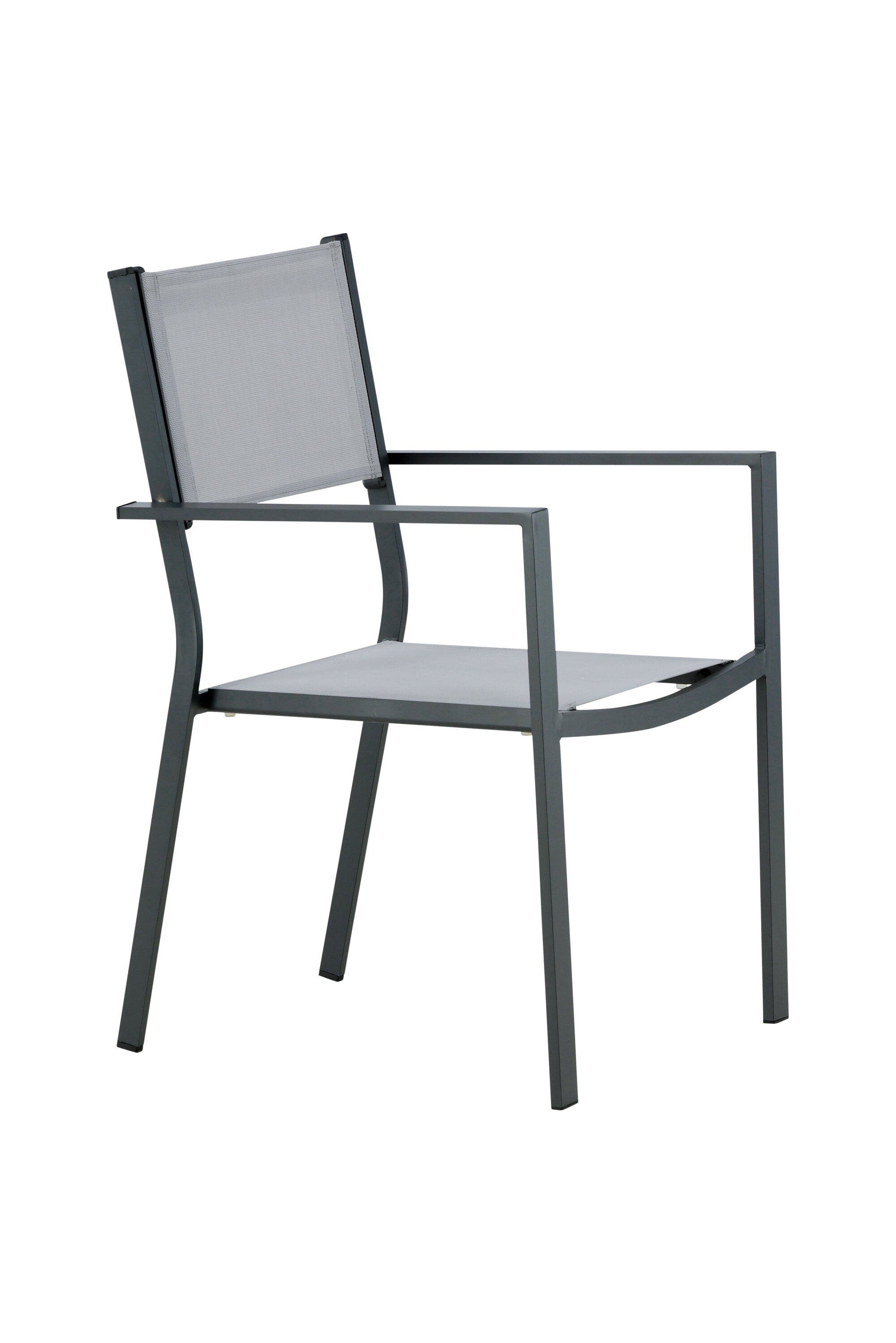 Venture Home Copacabana Matstol SVART/Grå 2-pack