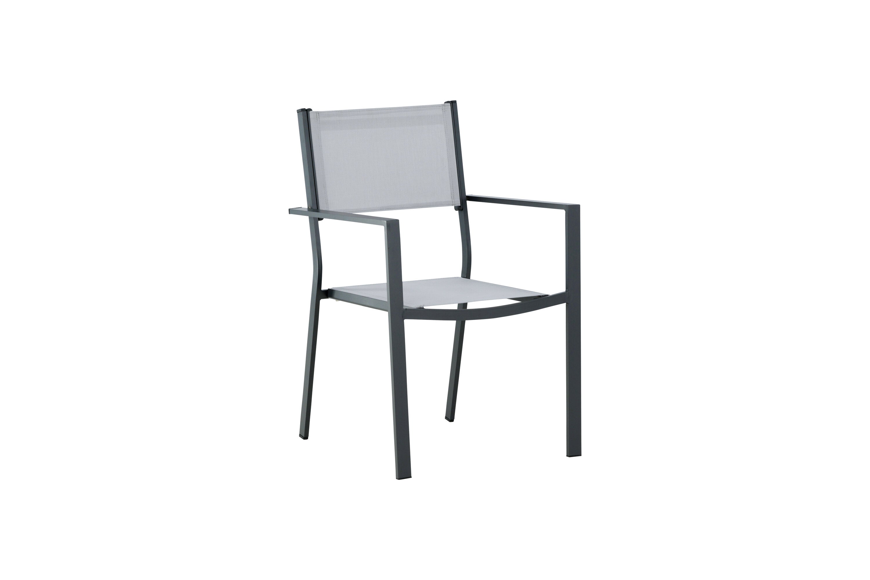 Venture Home Copacabana Matstol SVART/Grå 2-pack