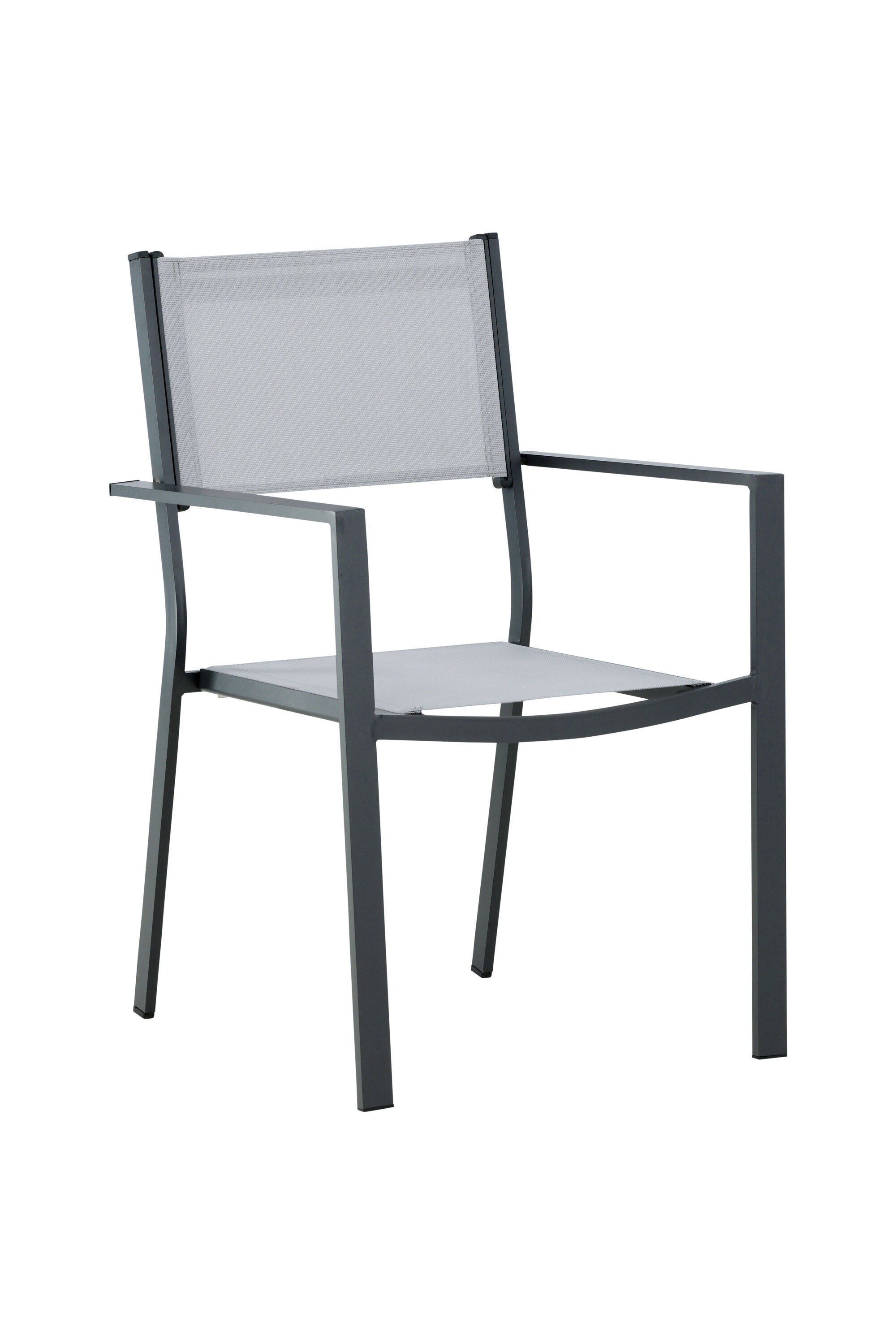 Venture Home Copacabana Matstol SVART/Grå 2-pack