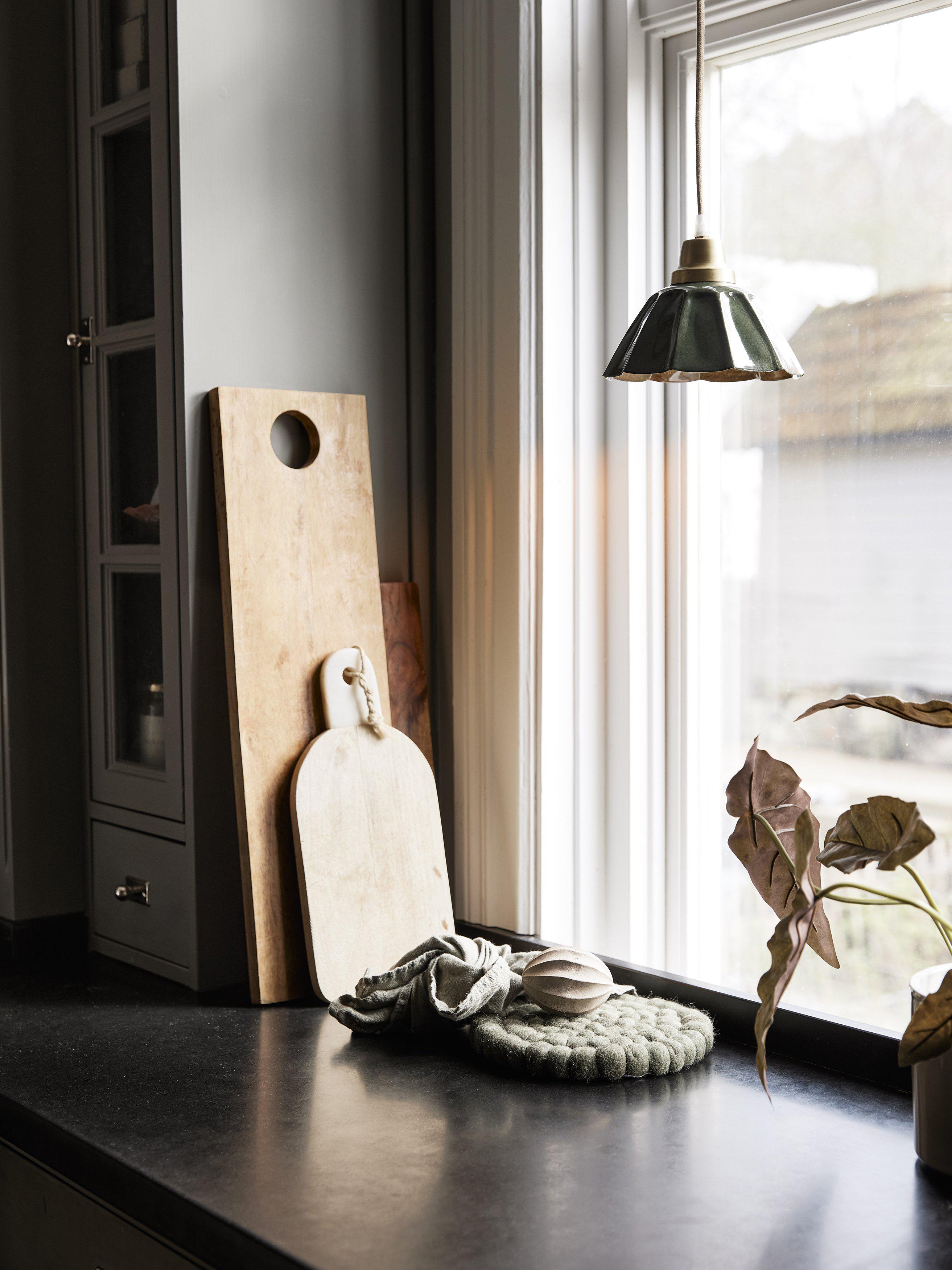 Pr Home Ester Fönsterlampa Mörkgrön 17 cm