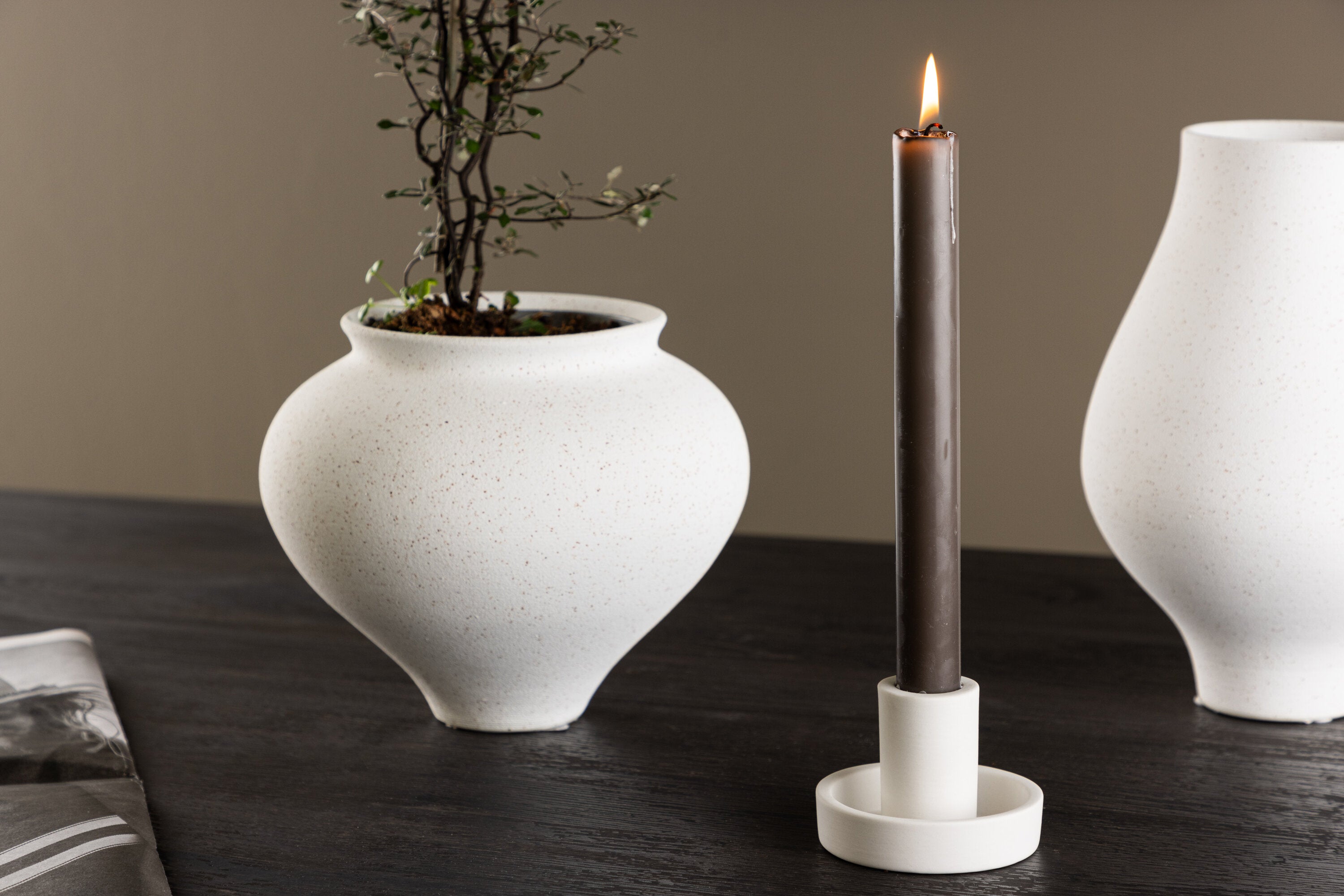 Venture Home Ceco Ljusstake Vit