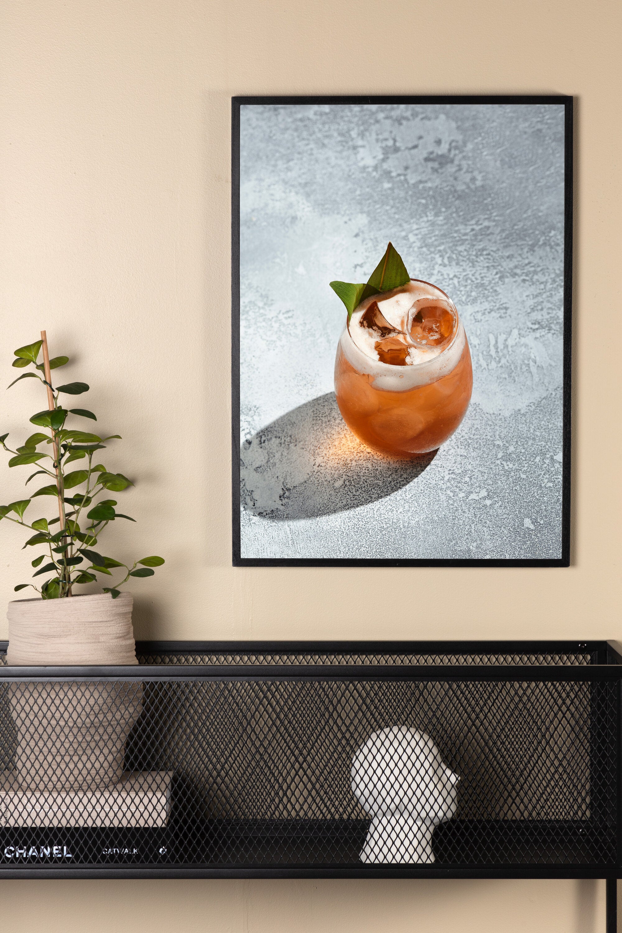 Venture Home Drink Poster Grå 50 x 70 cm