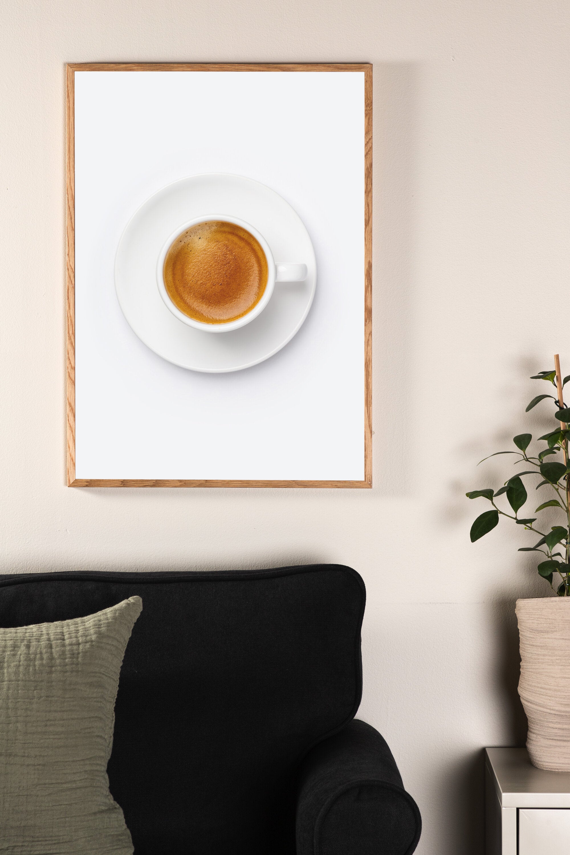 Venture Home Skimmed coffee Poster Brun/vit 21 x 30 cm