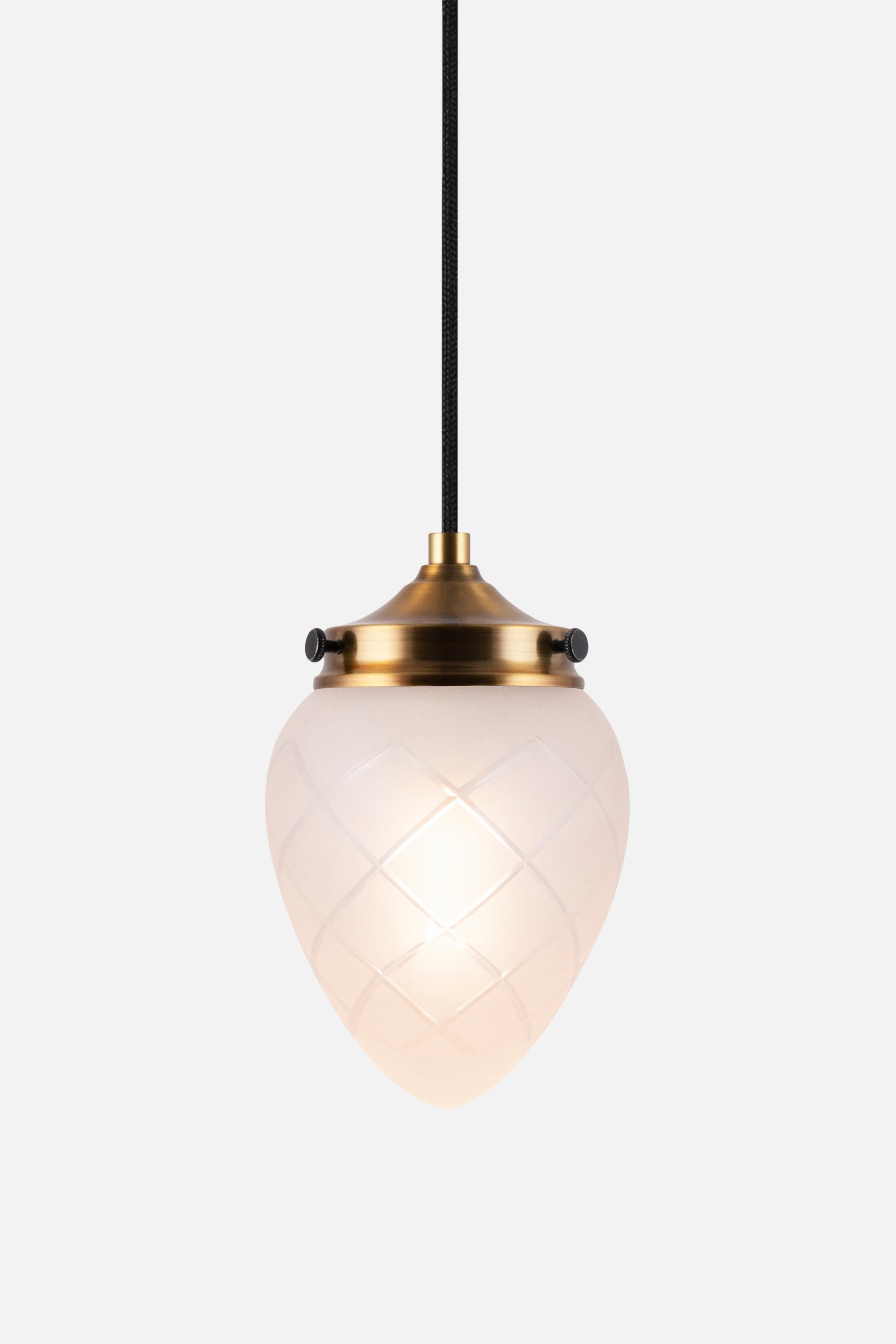 Globen Lighting Pendel Juni 11 Frostad, Vit