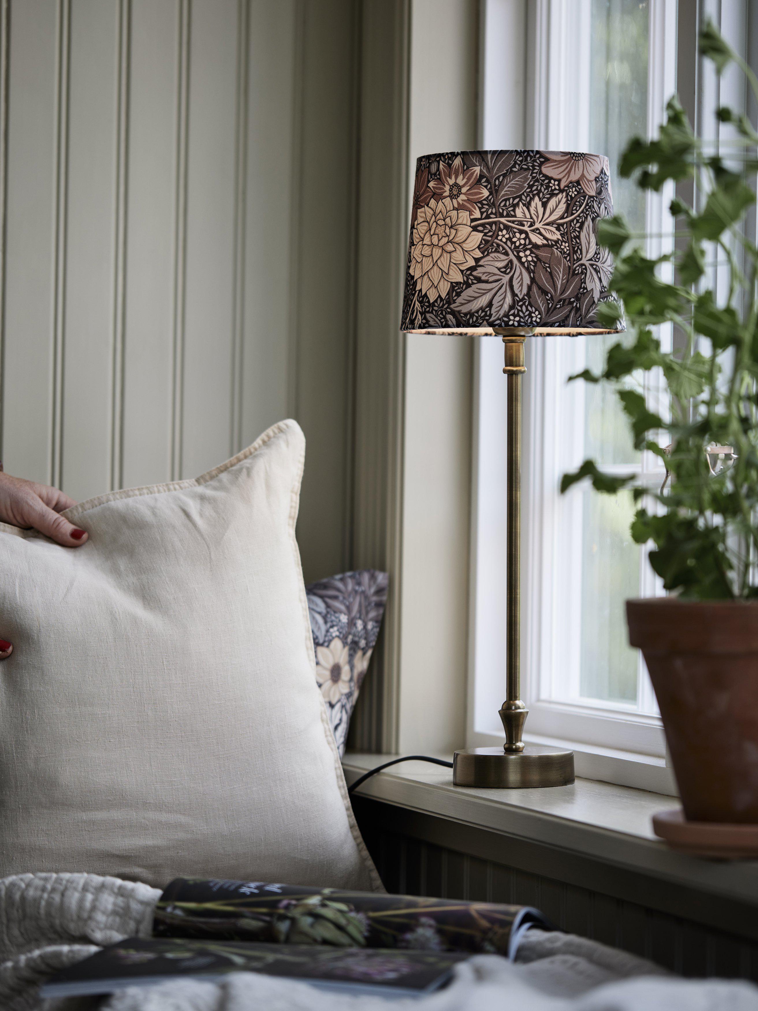 Pr Home Liam Bordslampa Dahlia, Brun