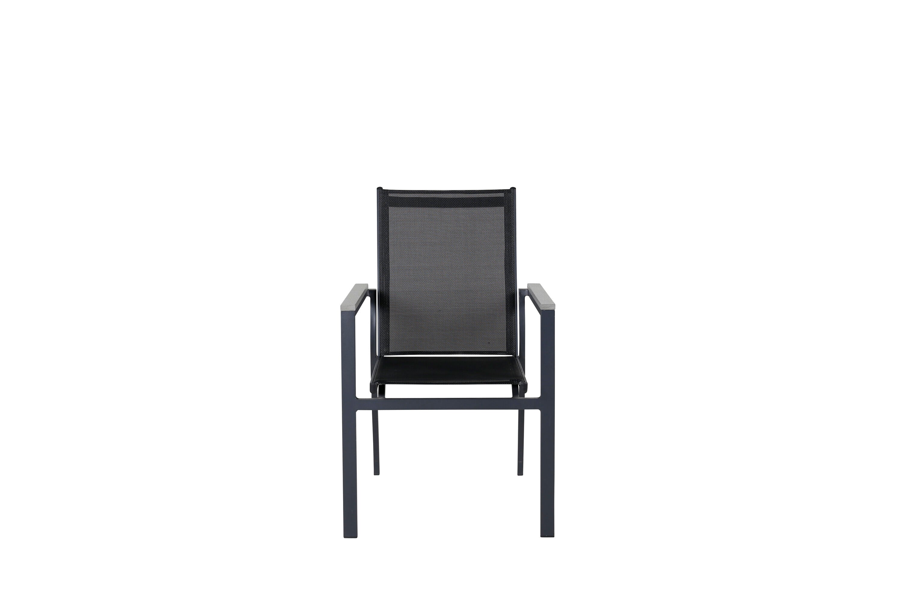 Venture Home Parma Matstol Svart/Grå 2-pack