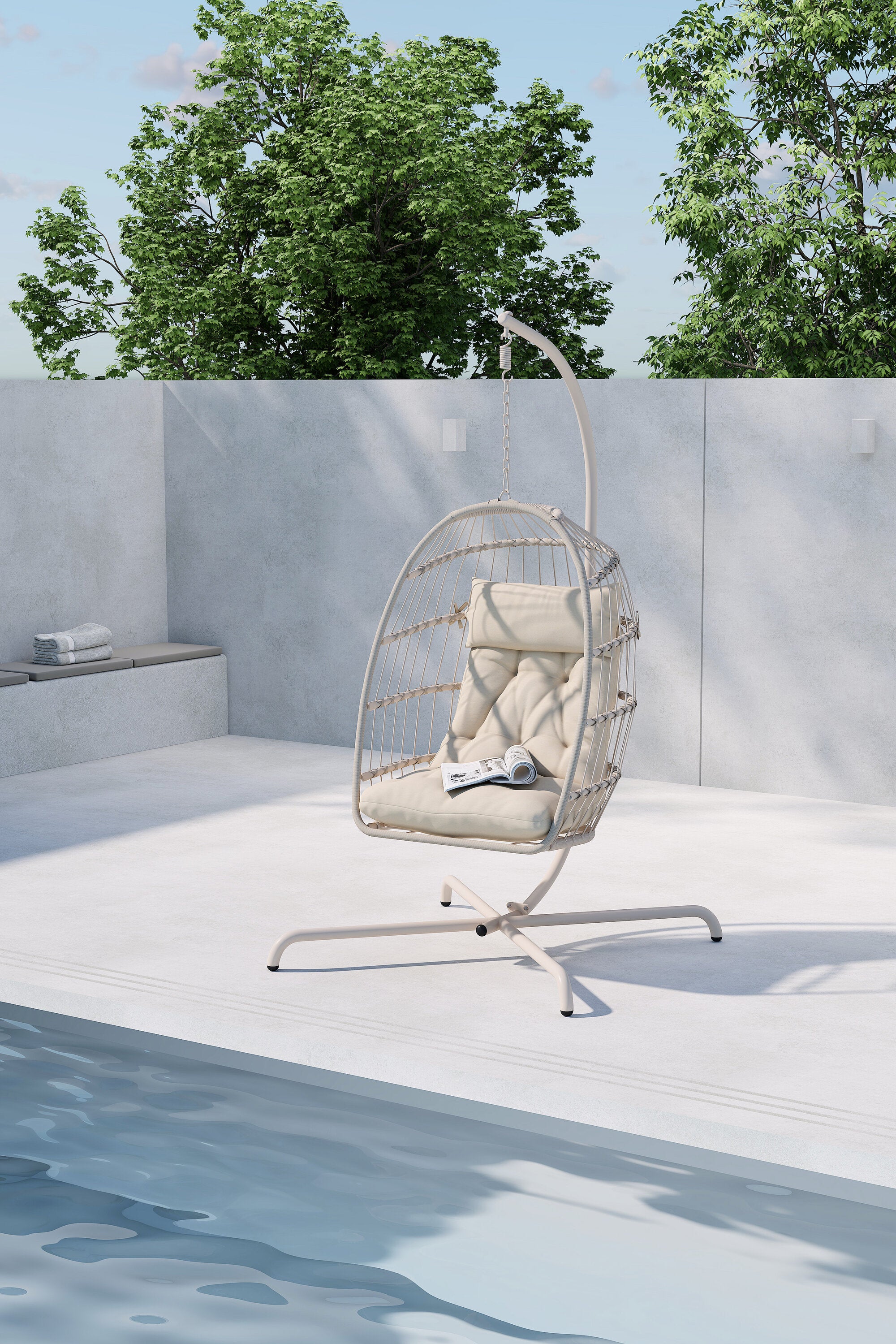 Venture Home Trezza Hängstol, Beige