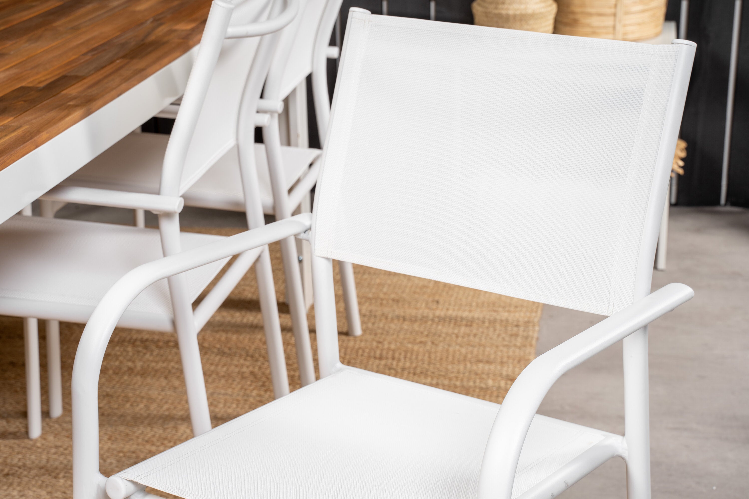 Venture Home Matgrupp Bois med stolarna Santorini