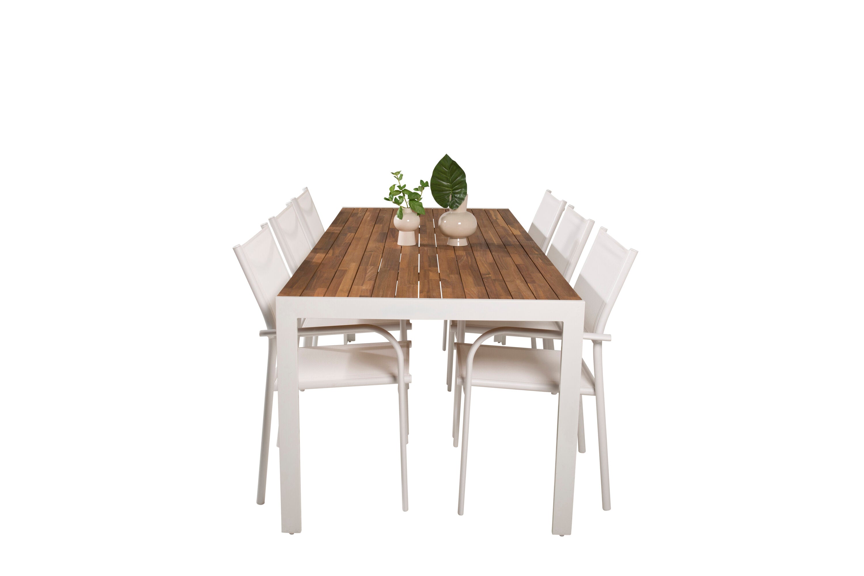 Venture Home Matgrupp Bois med stolarna Santorini
