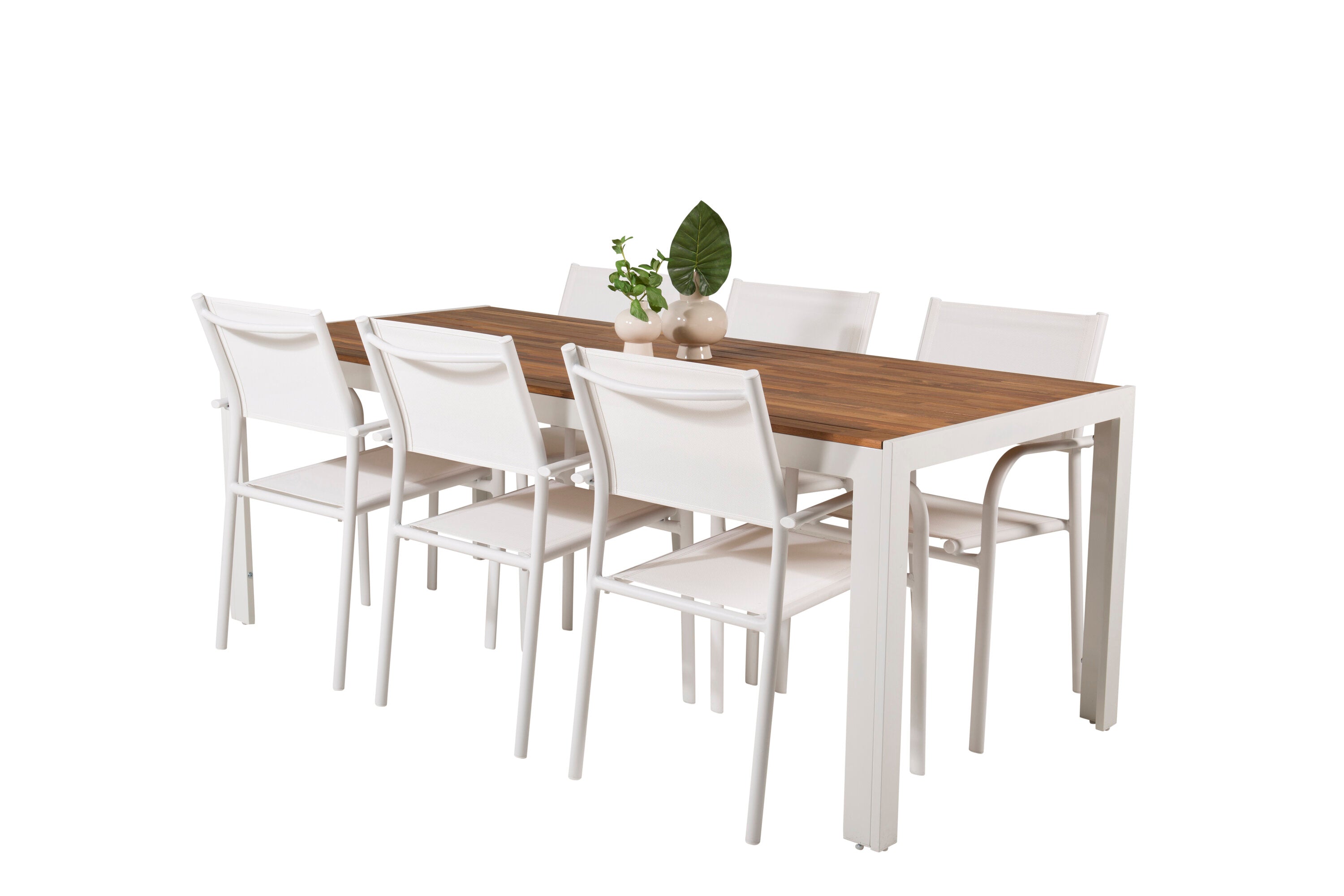 Venture Home Matgrupp Bois med stolarna Santorini