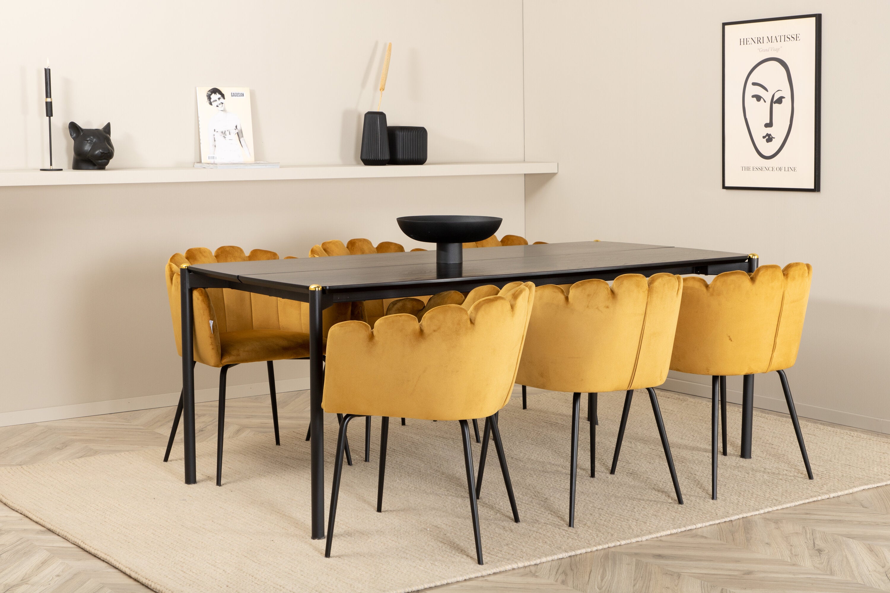 Venture Home Pelle Rektangulär Matgrupp