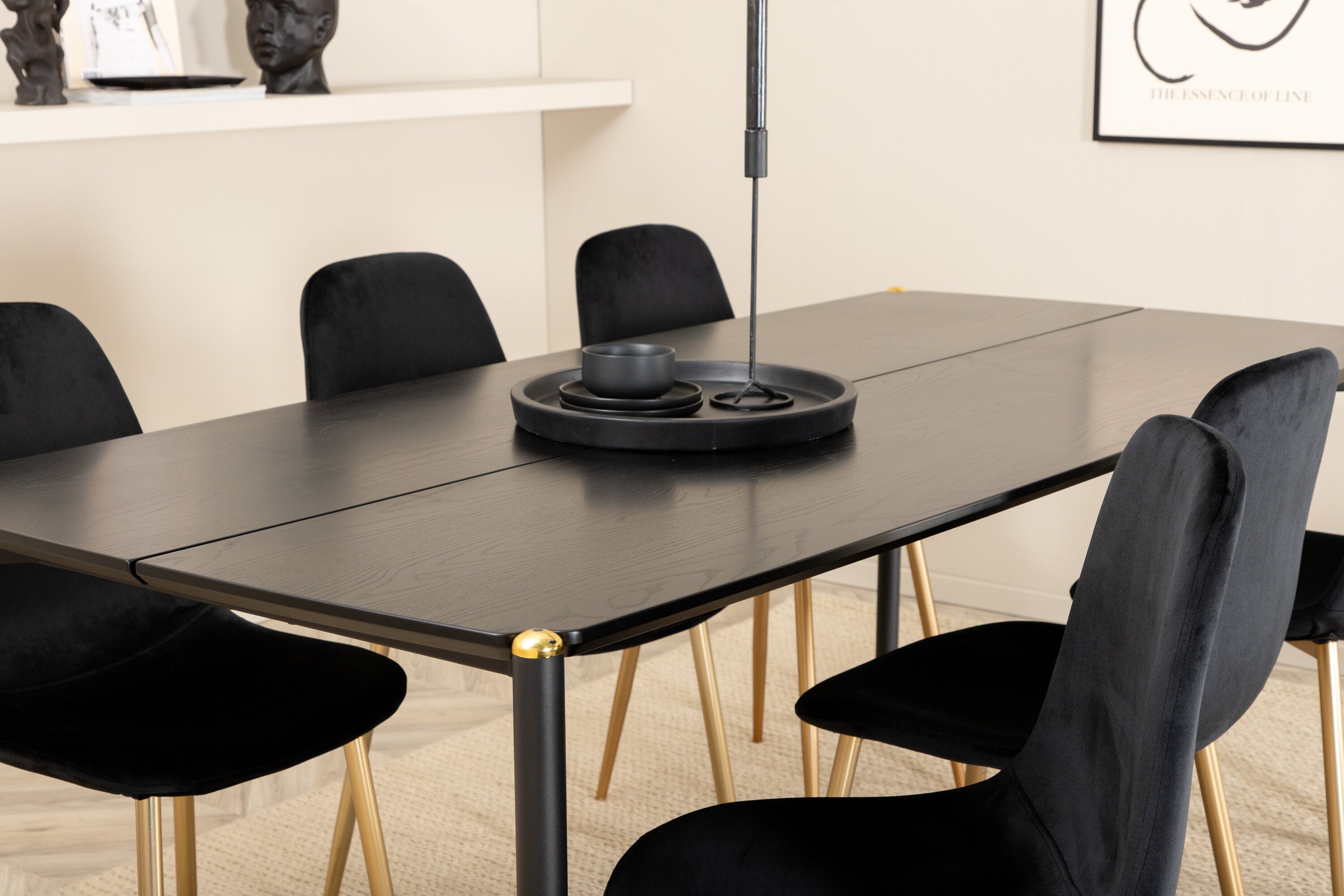 Venture Home Matgrupp Pelle med stolarna Polar