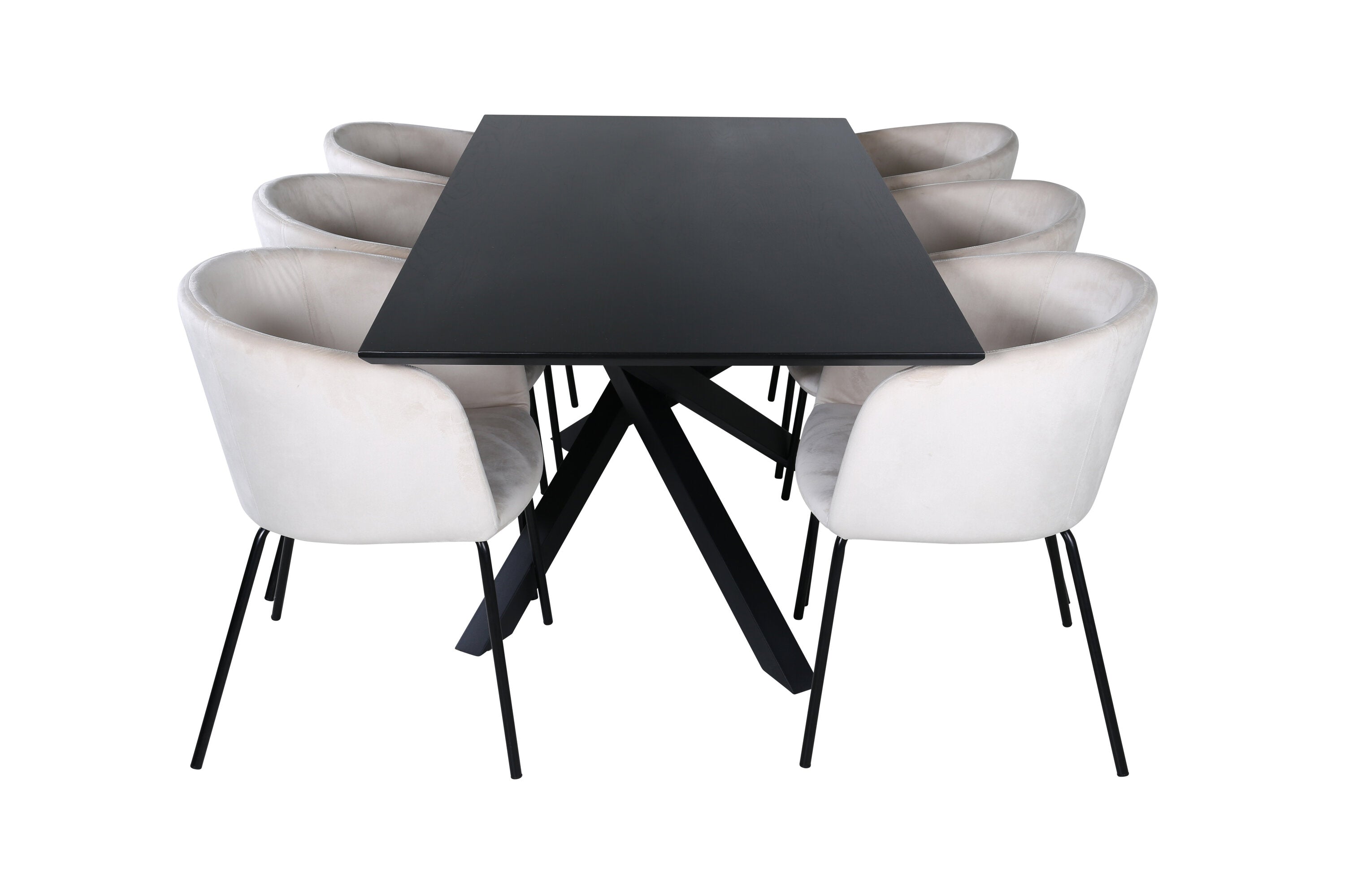 Venture Home Matgrupp Piazza med stolarna Berit