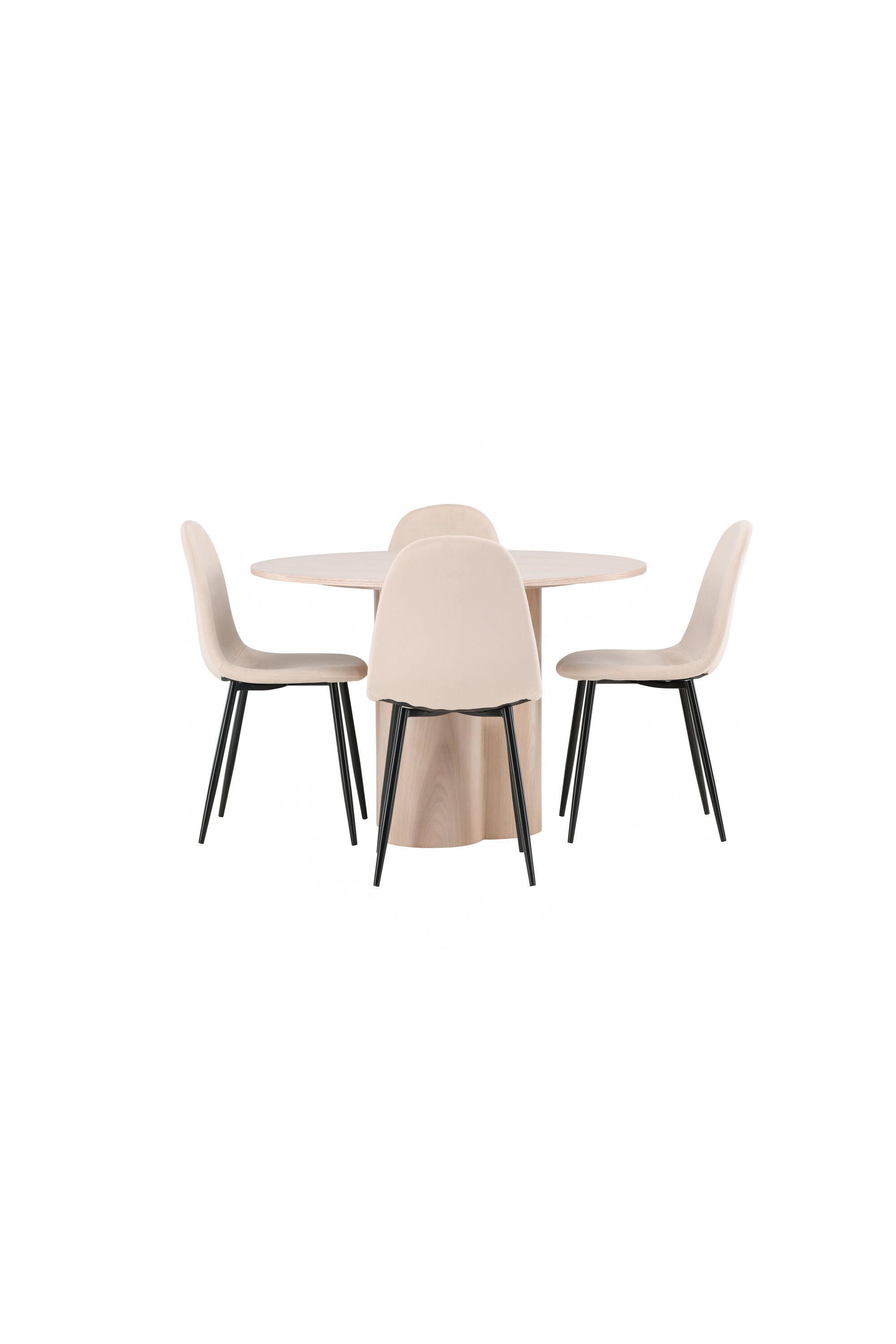Venture Home Matgrupp Olivia med 4st matstolar Polar
