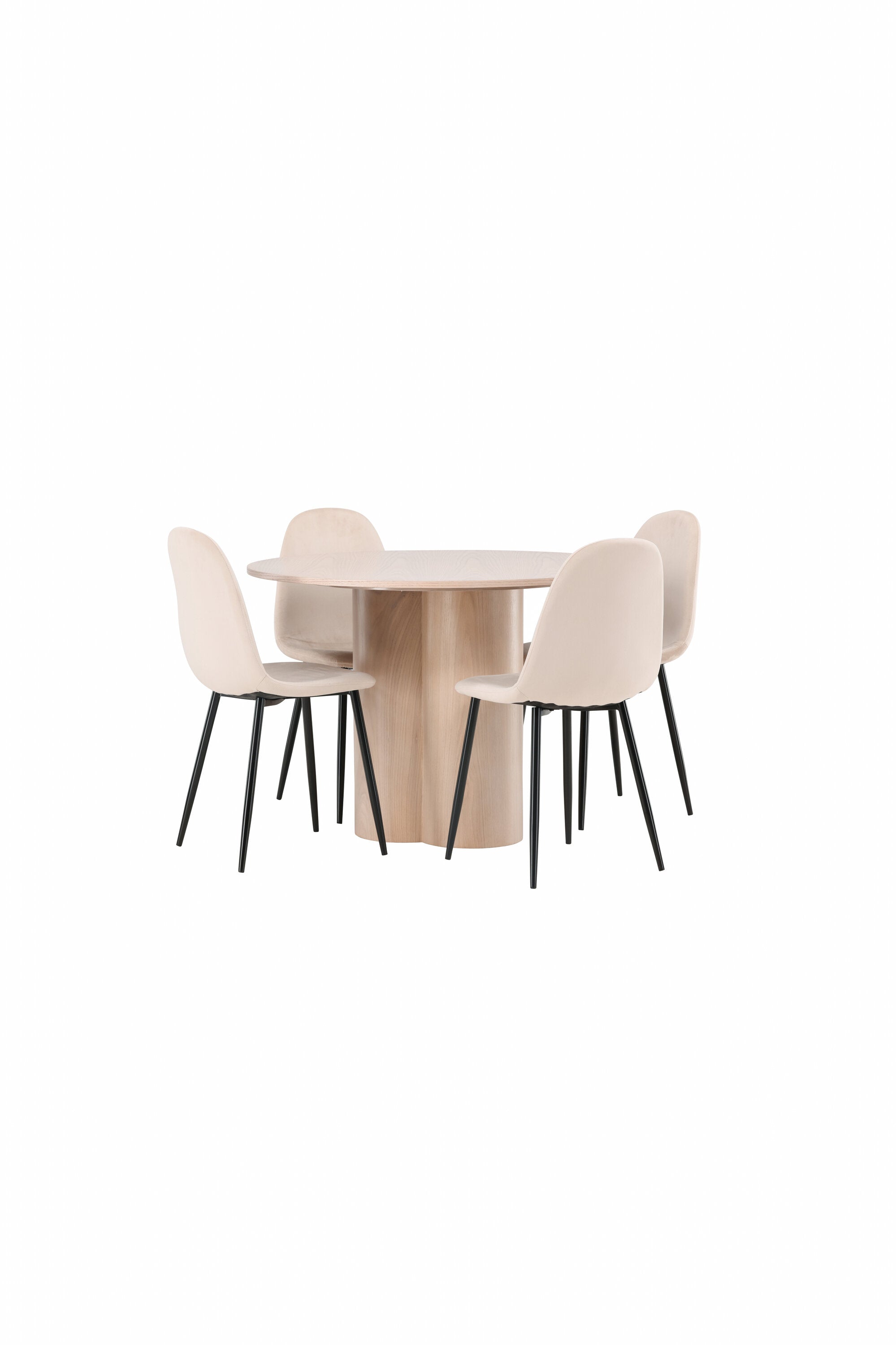 Venture Home Matgrupp Olivia med 4st matstolar Polar