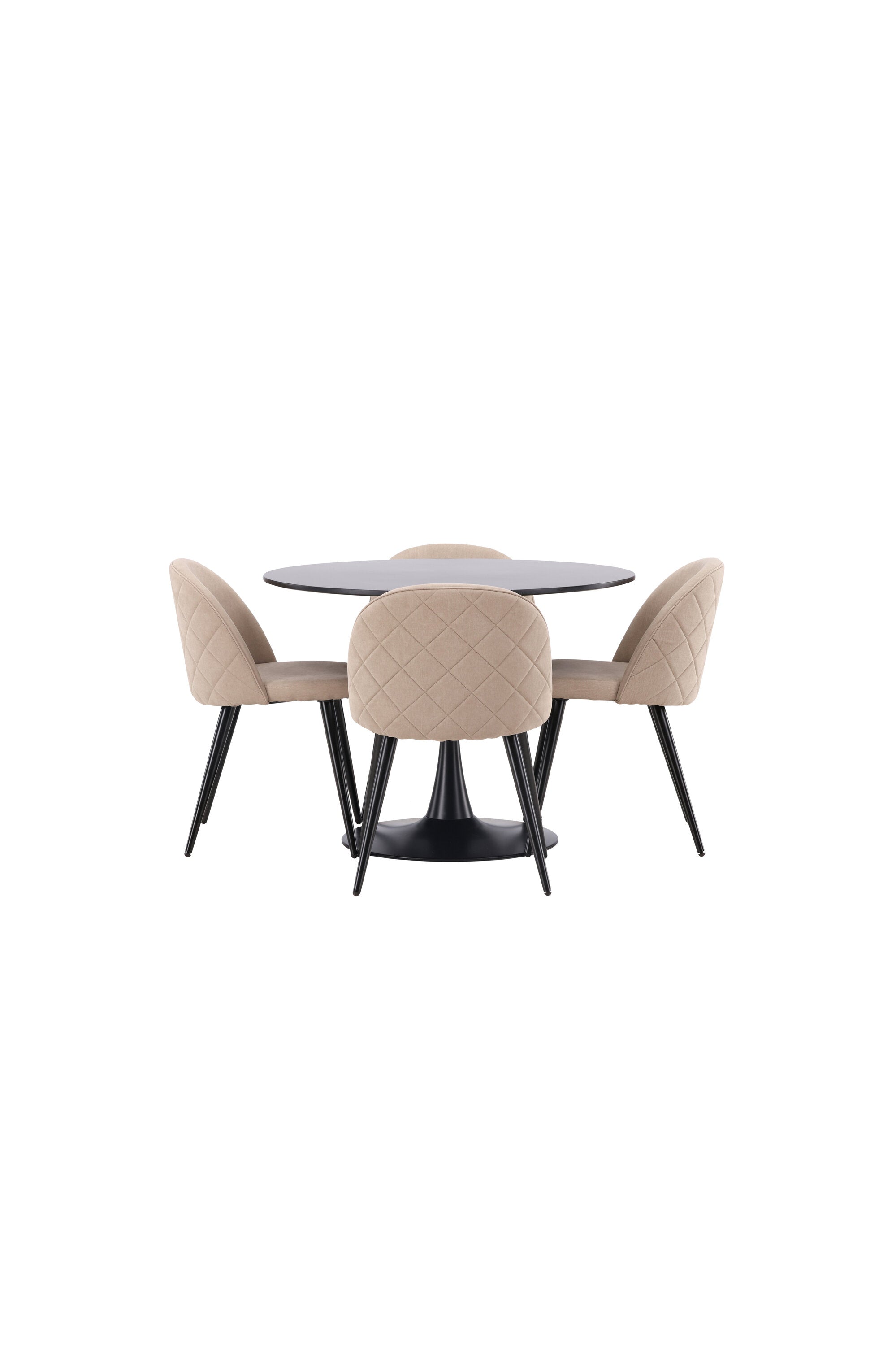 Venture Home Matgrupp Glade med 4st matstolar Velvet
