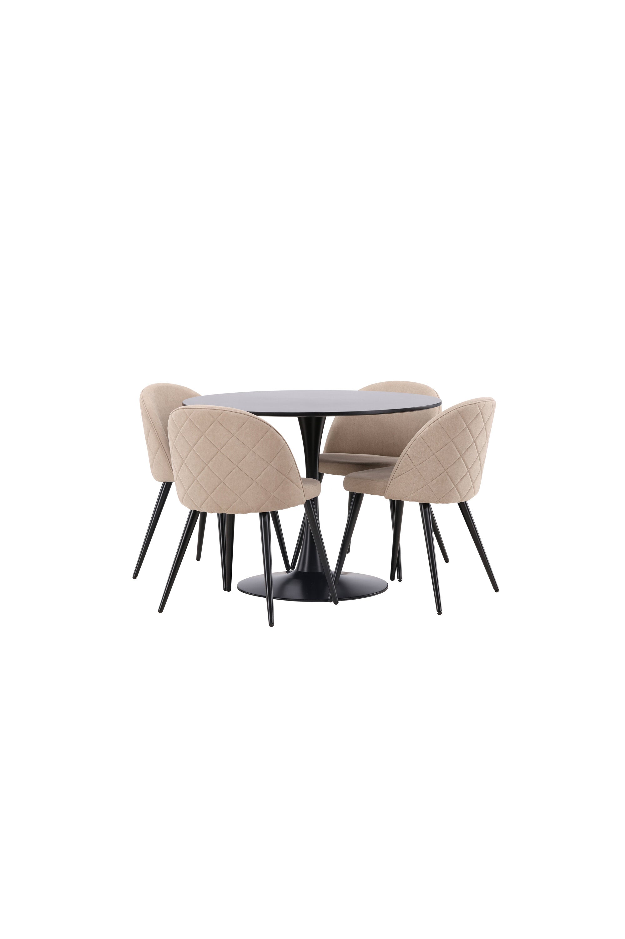 Venture Home Matgrupp Glade med 4st matstolar Velvet