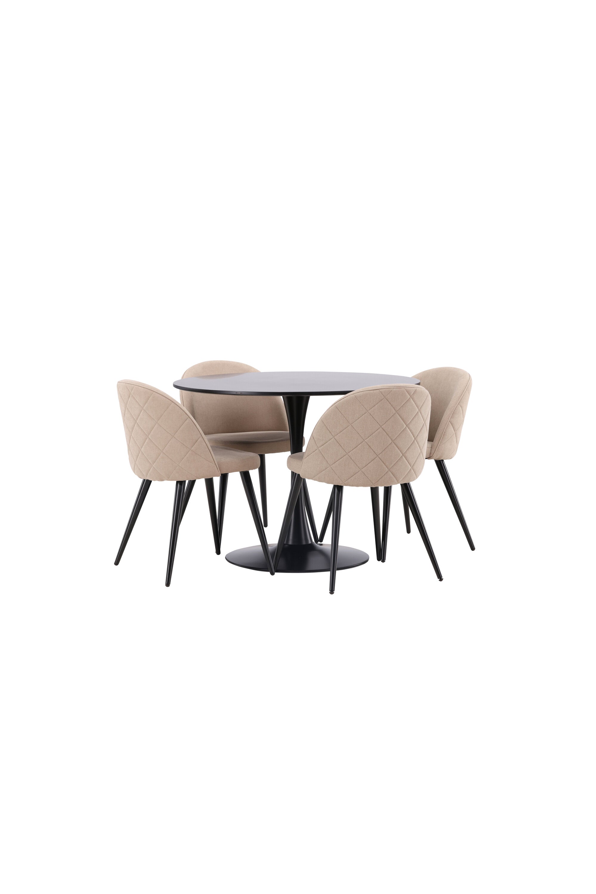 Venture Home Matgrupp Glade med 4st matstolar Velvet