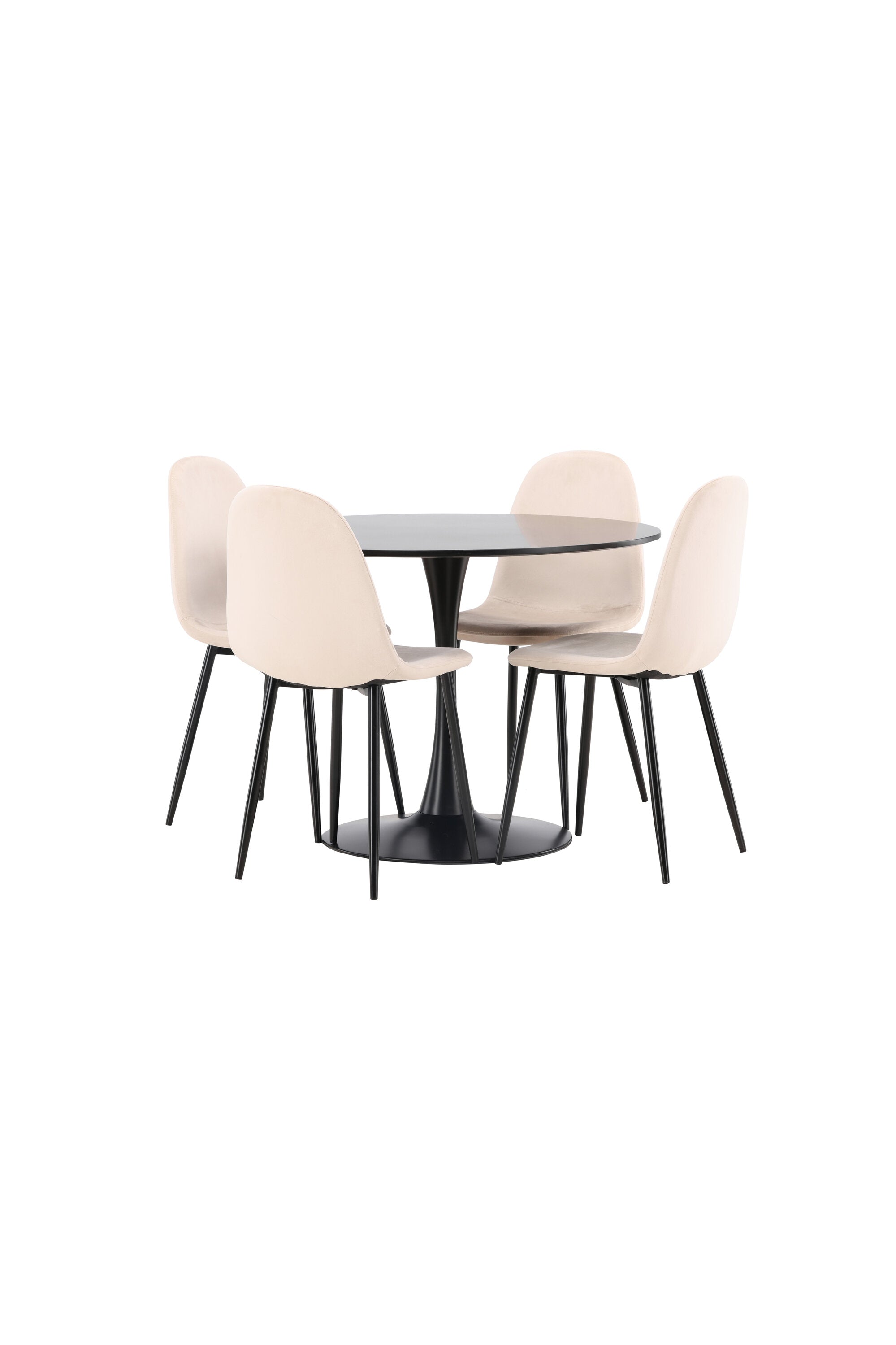 Venture Home Matgrupp Glade med 4st matstolar Polar