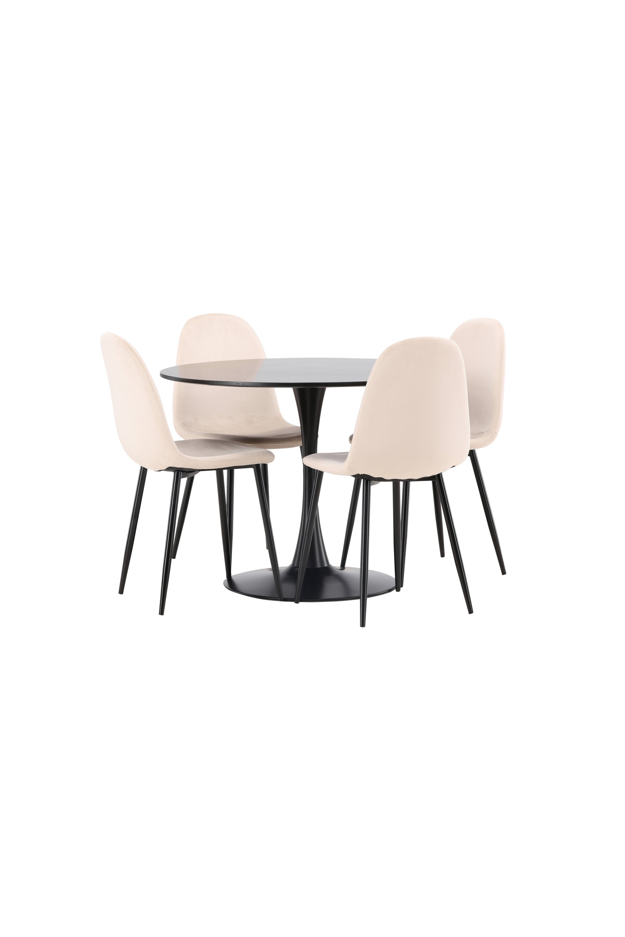 Venture Home Matgrupp Glade med 4st matstolar Polar