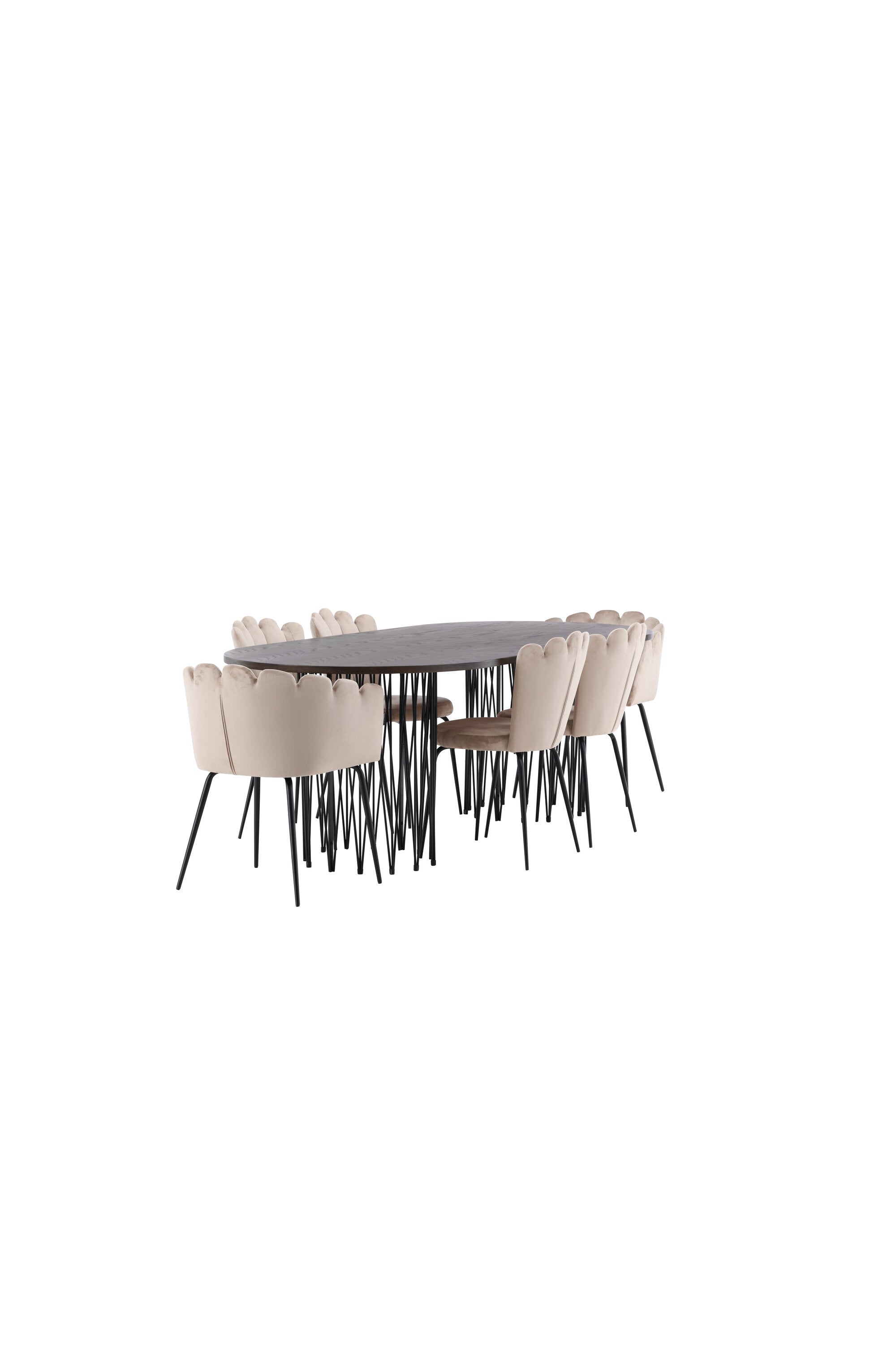 Venture Home Stone Oval Matgrupp