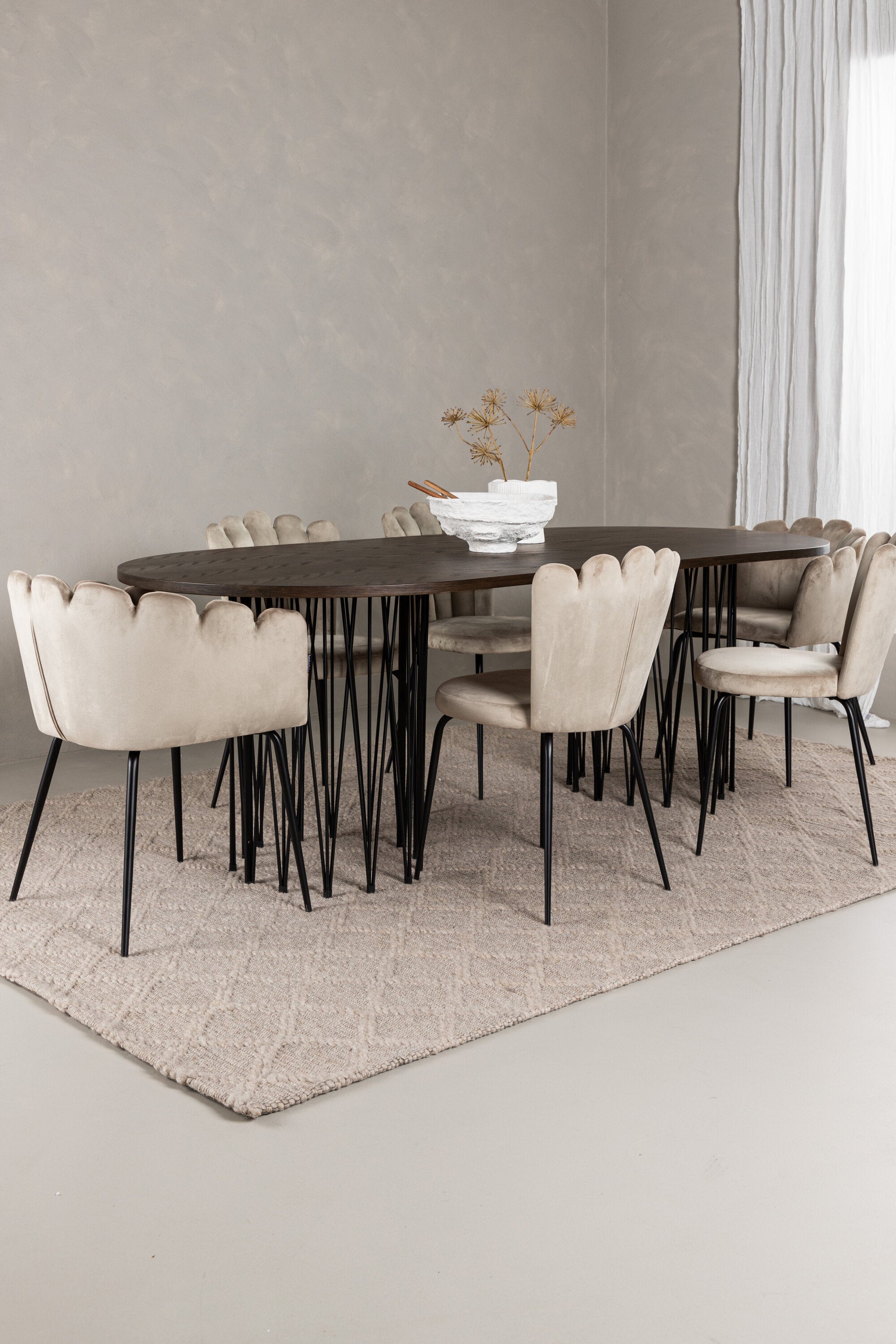 Venture Home Stone Oval Matgrupp