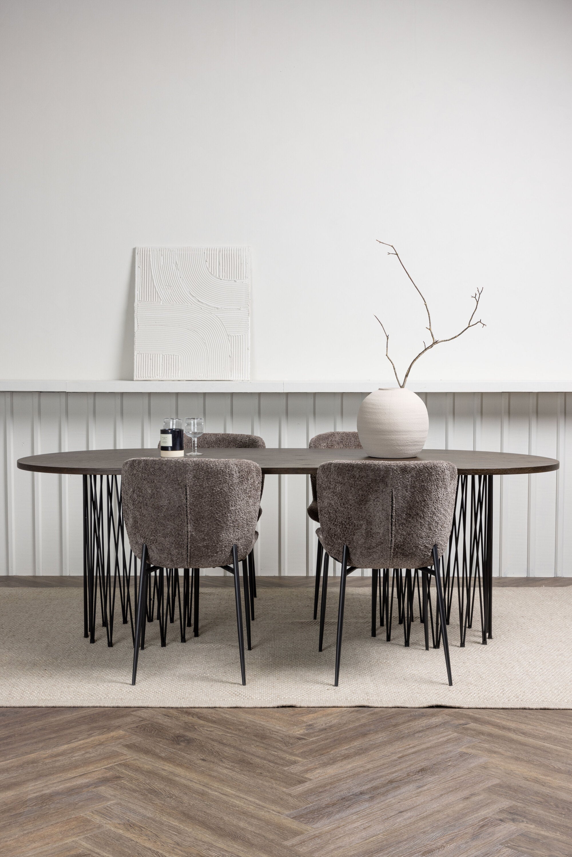 Venture Home Matgrupp Stone med stolarna Modesto
