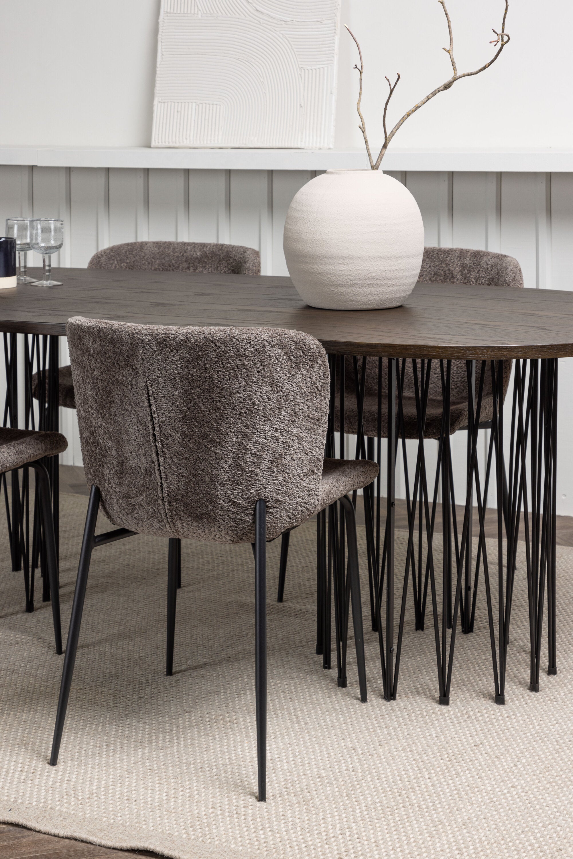 Venture Home Matgrupp Stone med stolarna Modesto