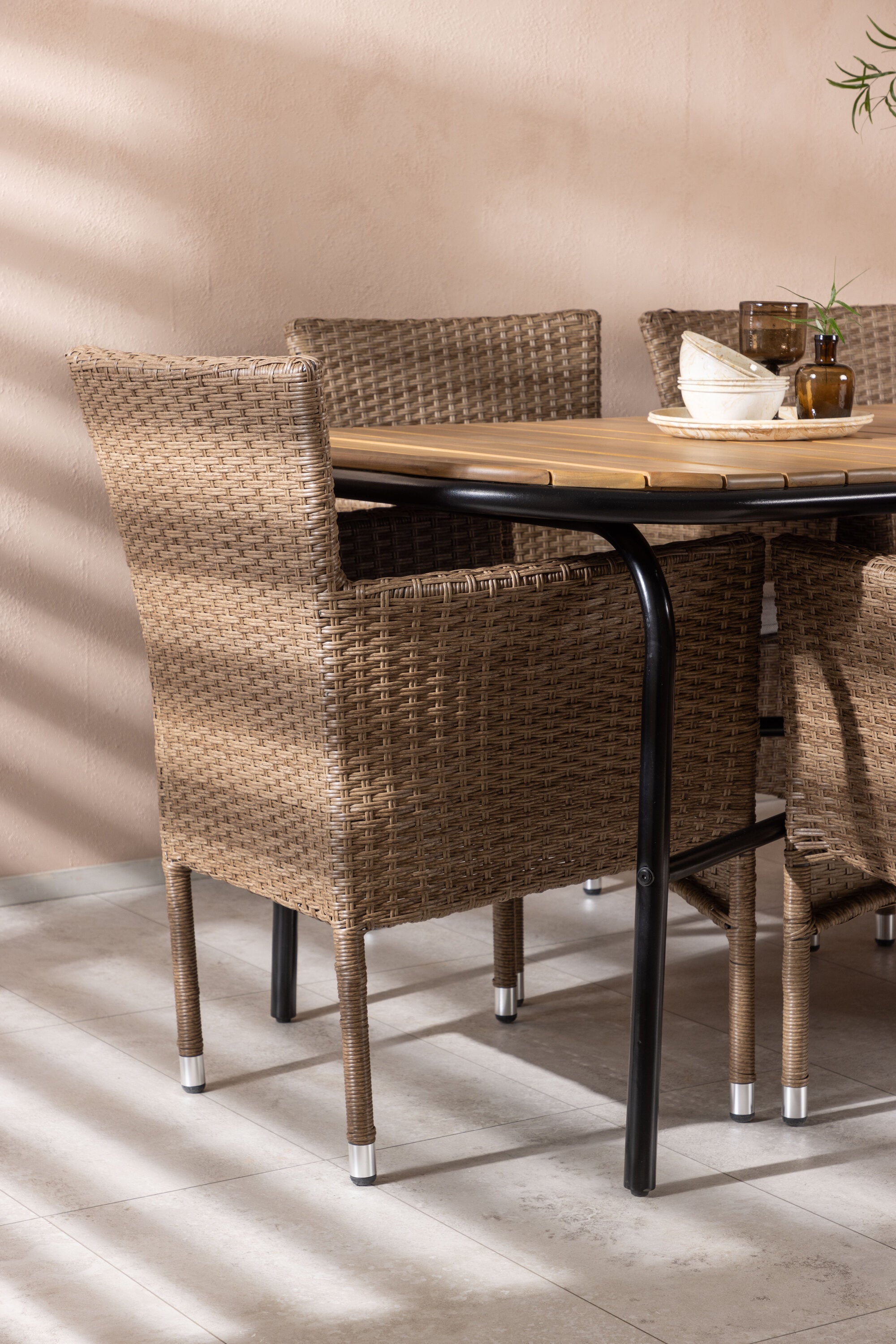 Venture Home Holmbeck Matgrupp Med 6 Malina Stolar