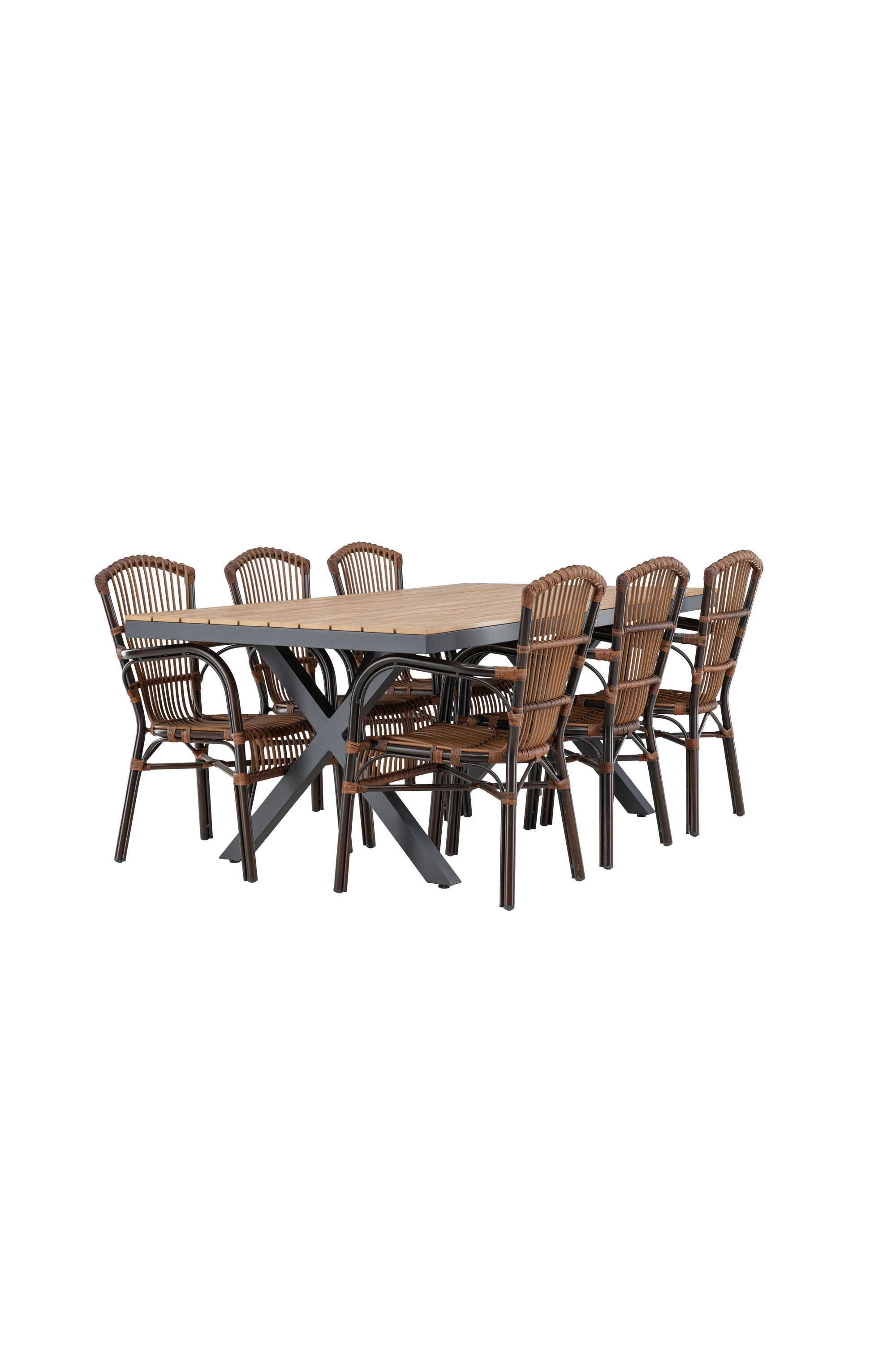 Venture Home Garcia Matgrupp Med 6 Galera Stolar