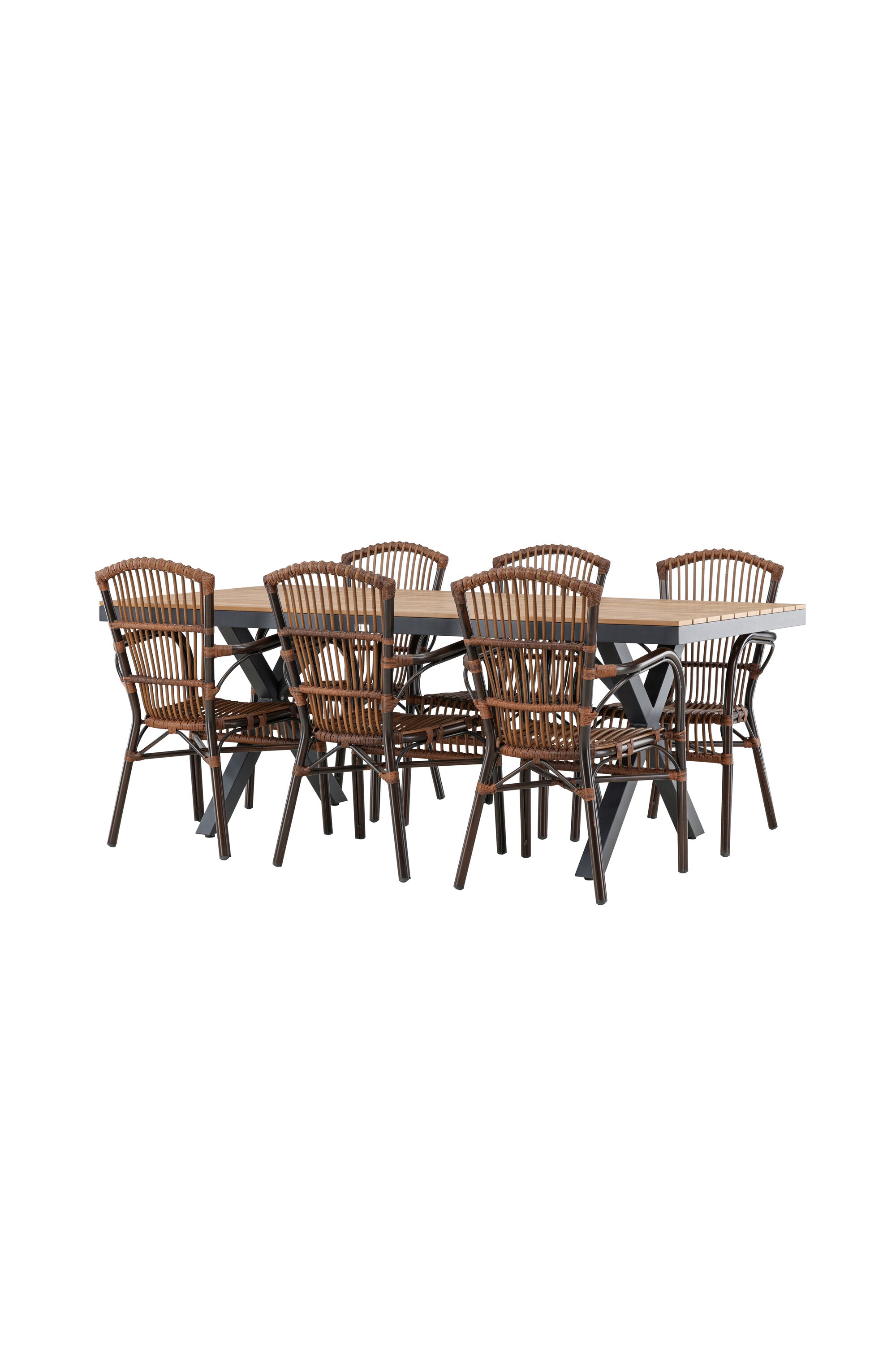 Venture Home Garcia Matgrupp Med 6 Galera Stolar