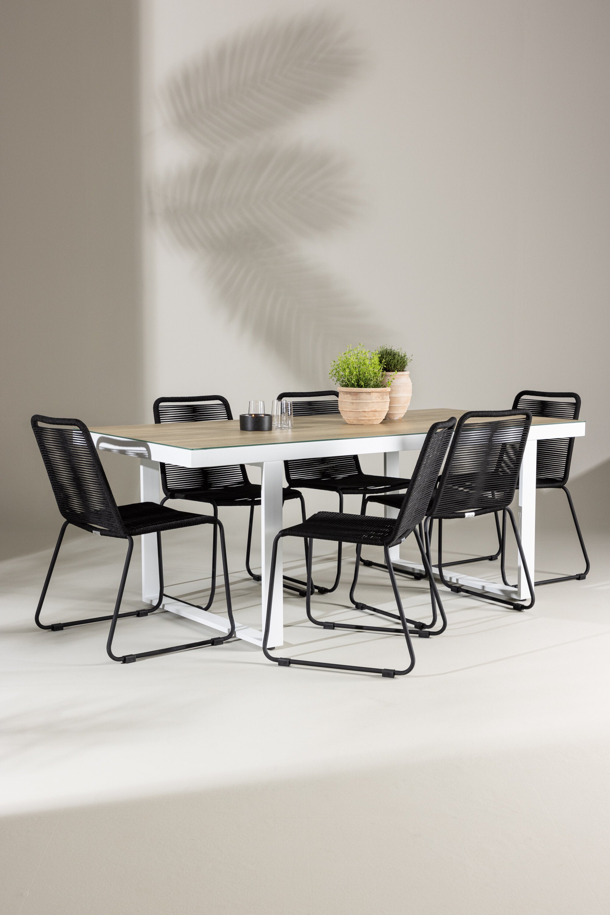 Venture Home Merlo Matgrupp Med 6 Lindos Stolar