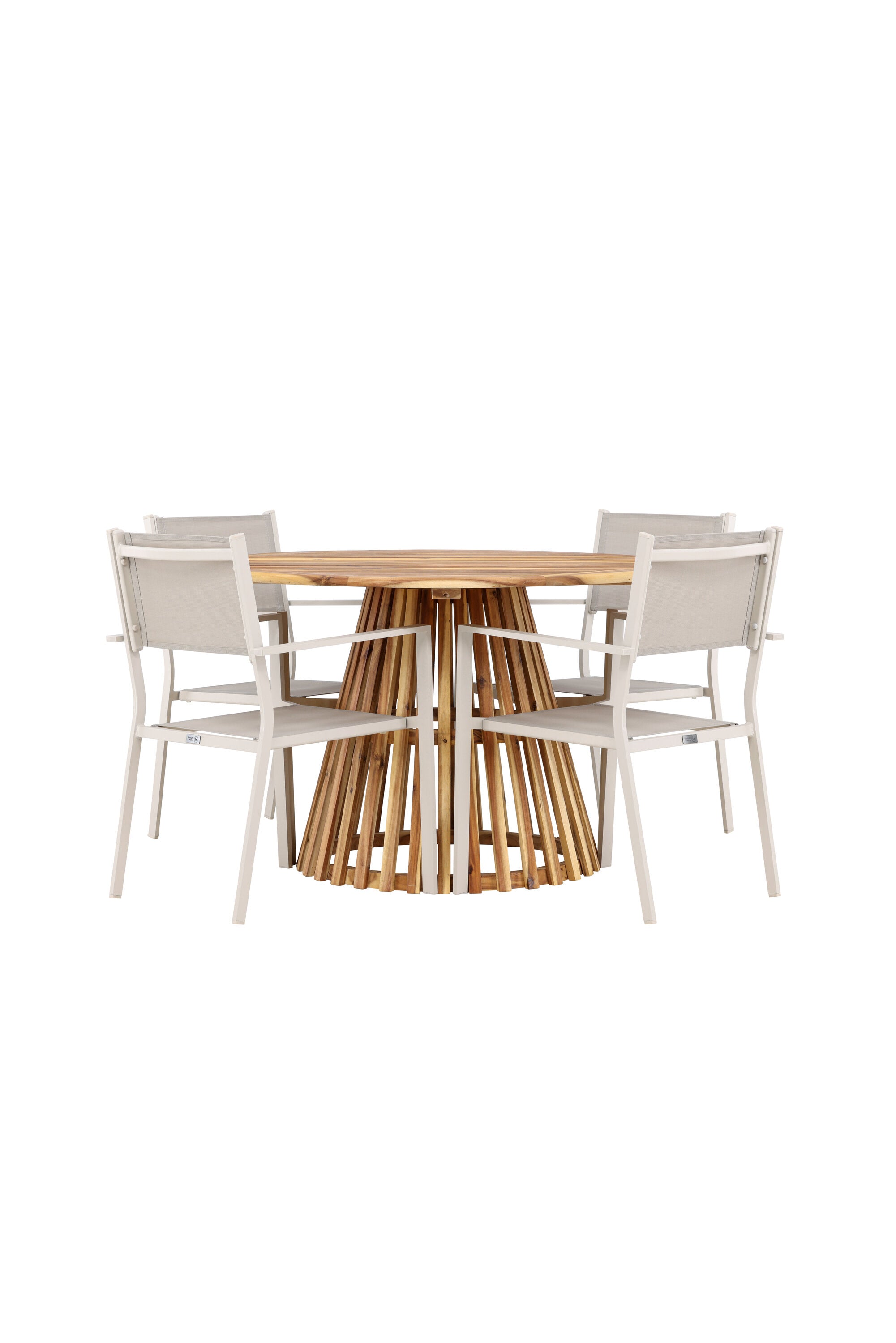 Venture Home Lumpur Matgrupp Ø120 cm Med 4 Copacabana Stolar