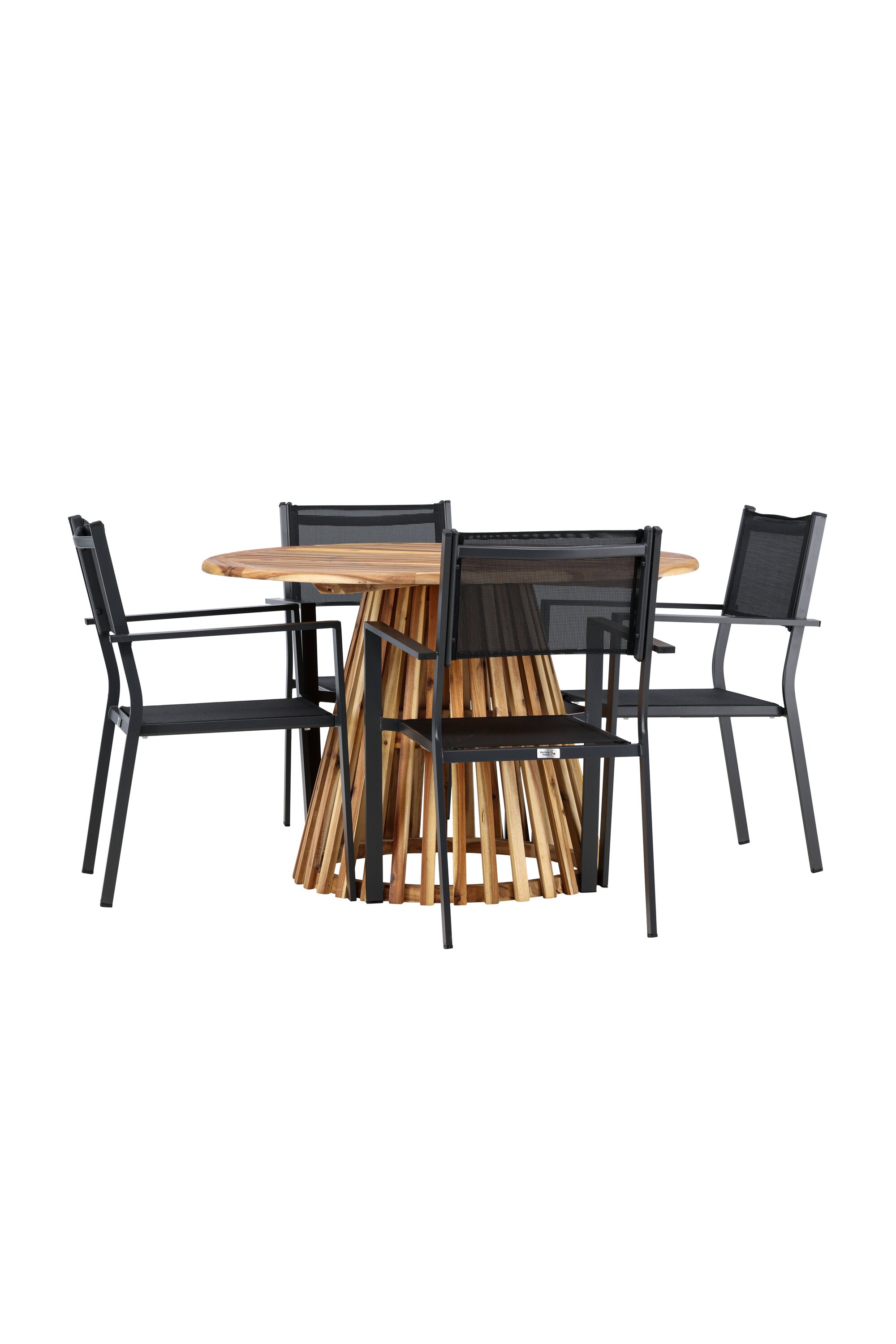 Venture Home Lumpur Matgrupp Ø120 cm Med 4 Copacabana Stolar