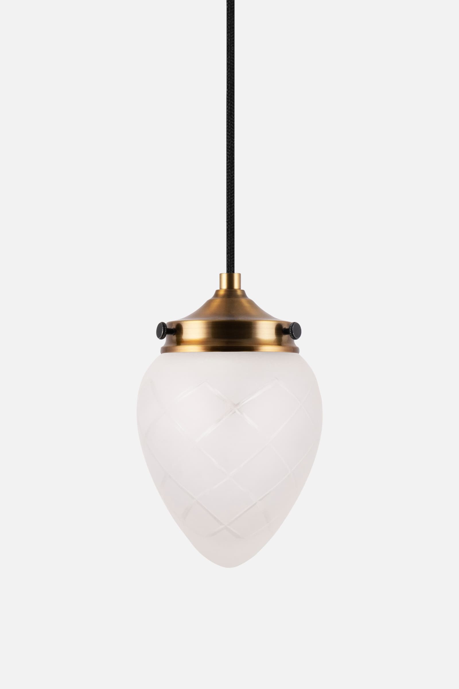 Globen Lighting Pendel Juni 11 Frostad, Vit