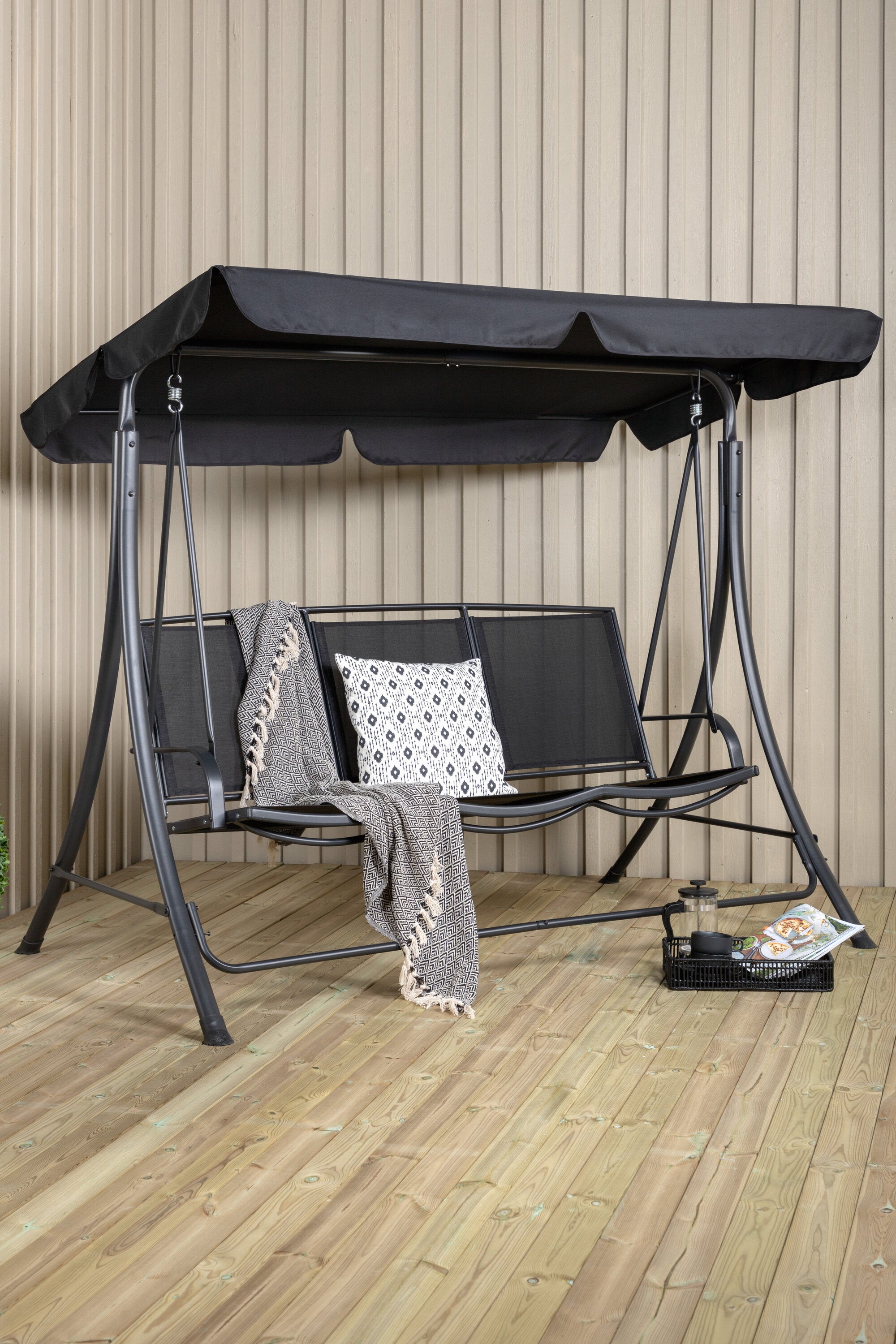 Venture Home Madras Verandagunga Svart