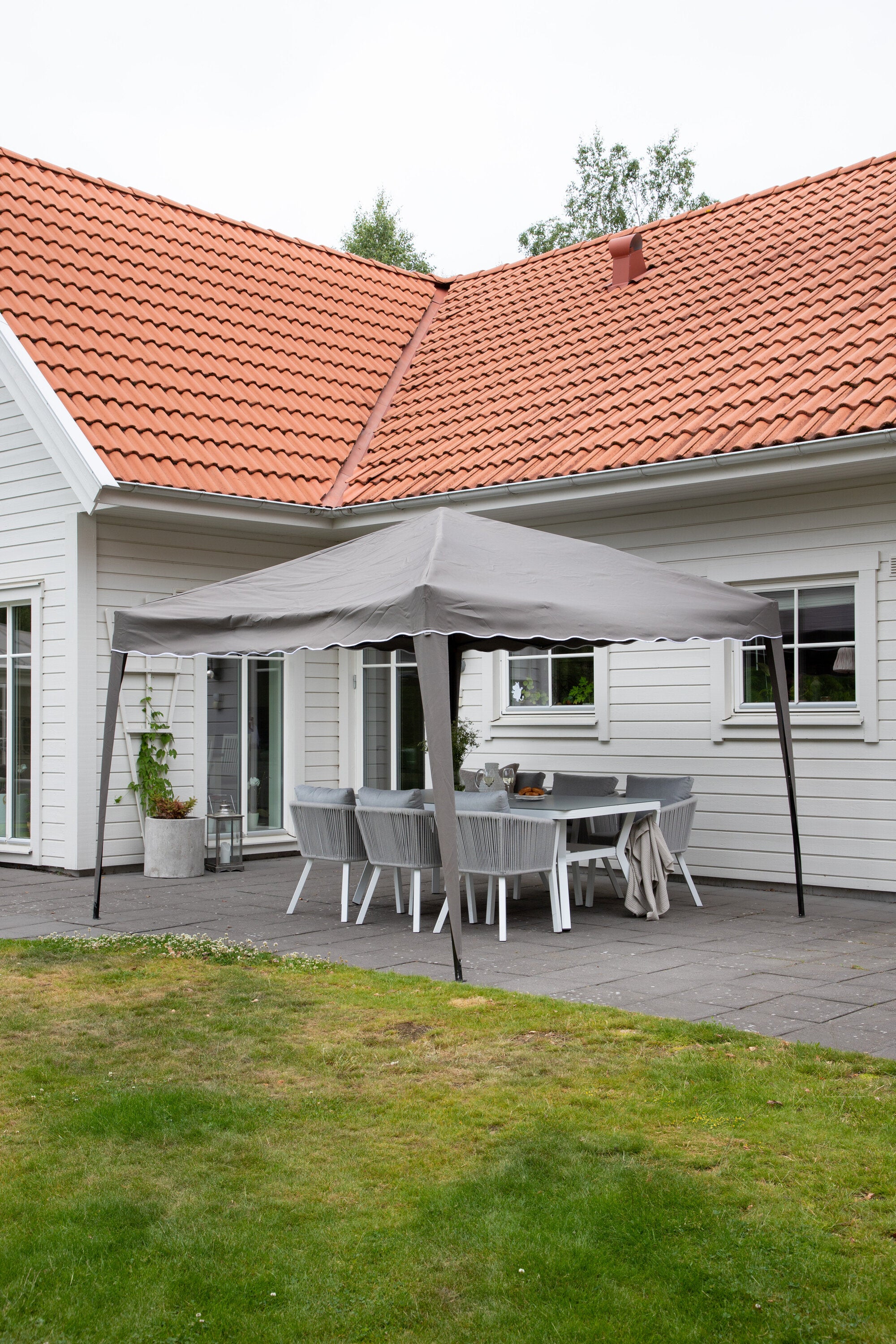Venture Home Easy Up Pergola Brun/vit