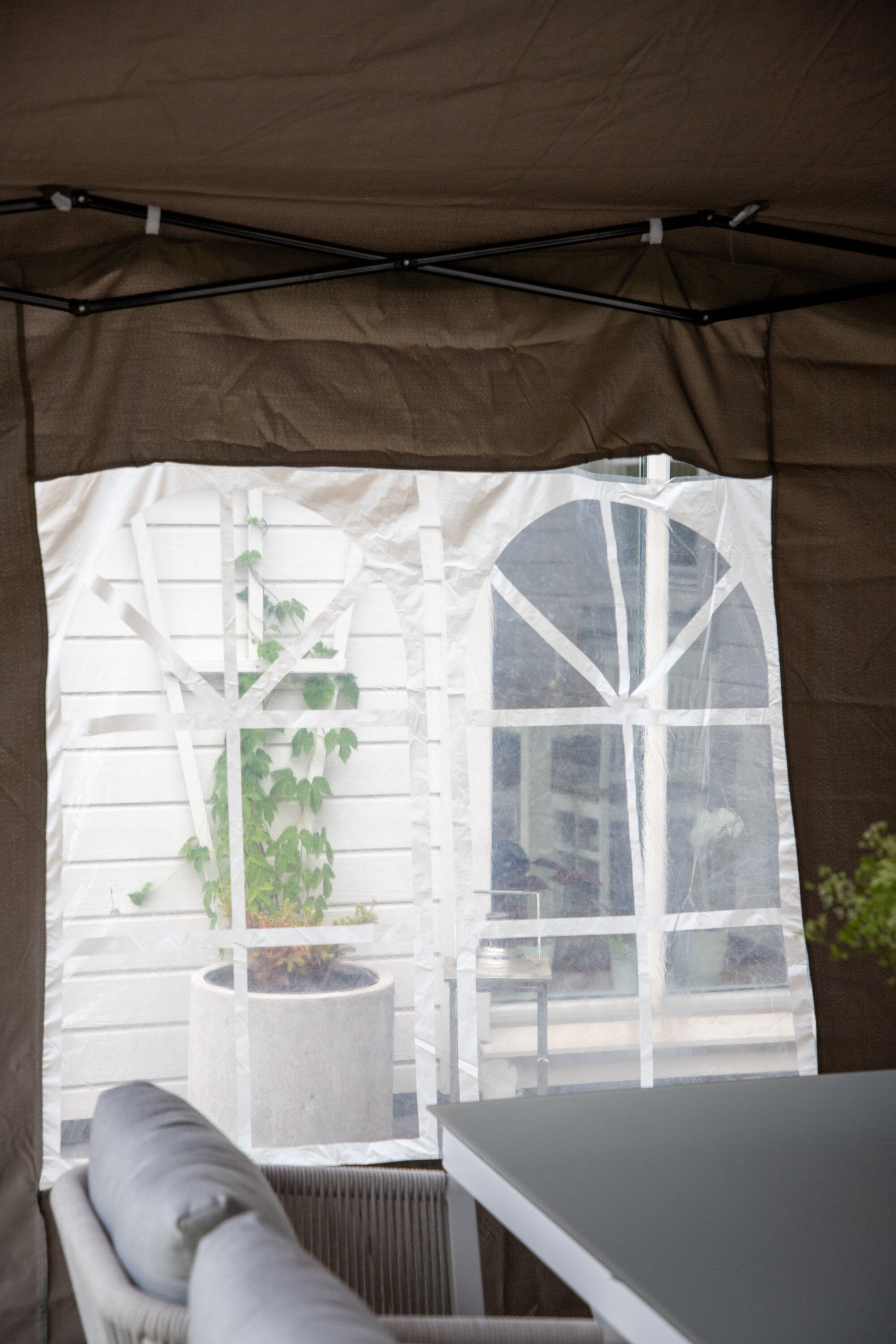 Venture Home Easy Up Pergola Brun/vit