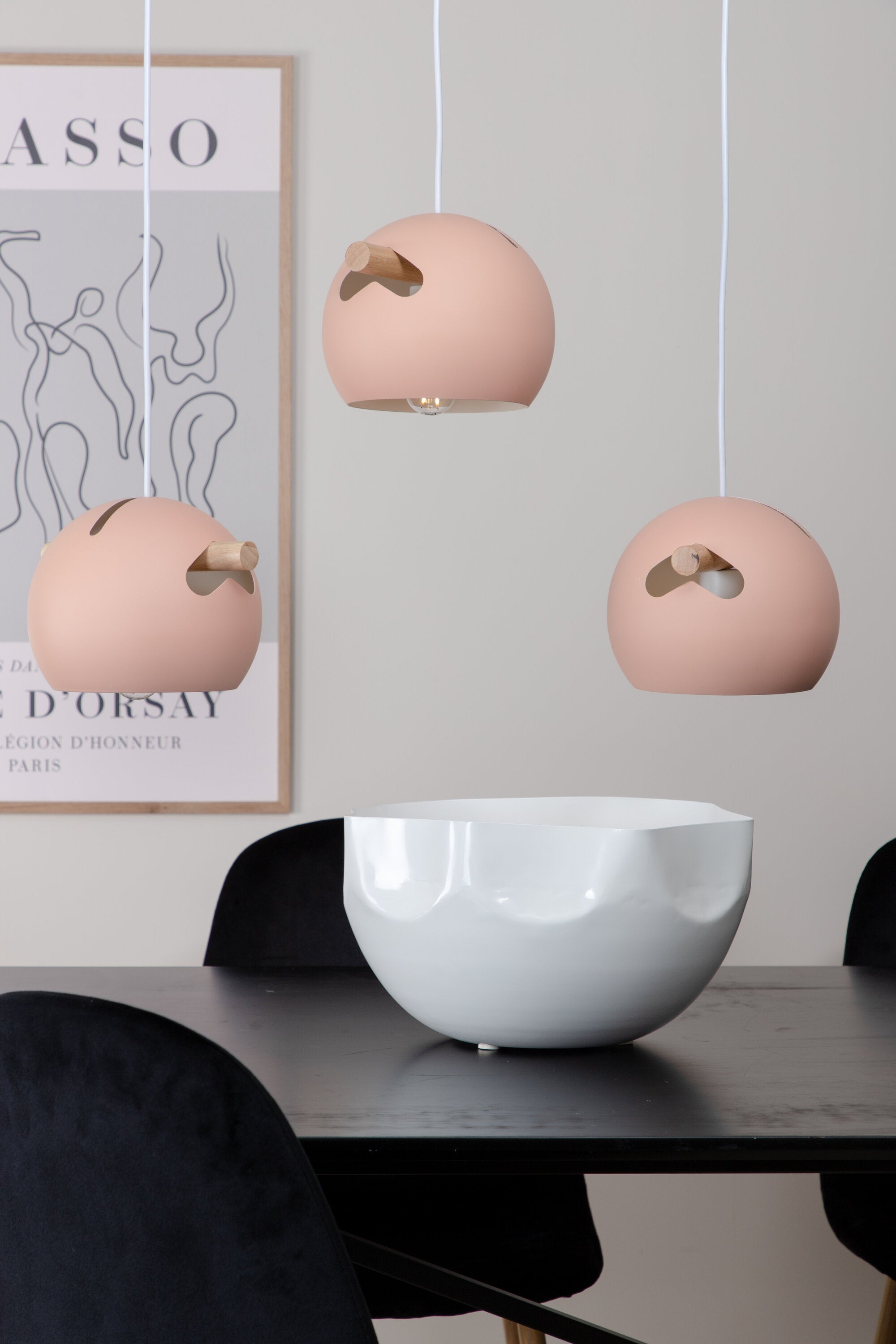 Venture Home Tubbie Pendel Dusty Pink