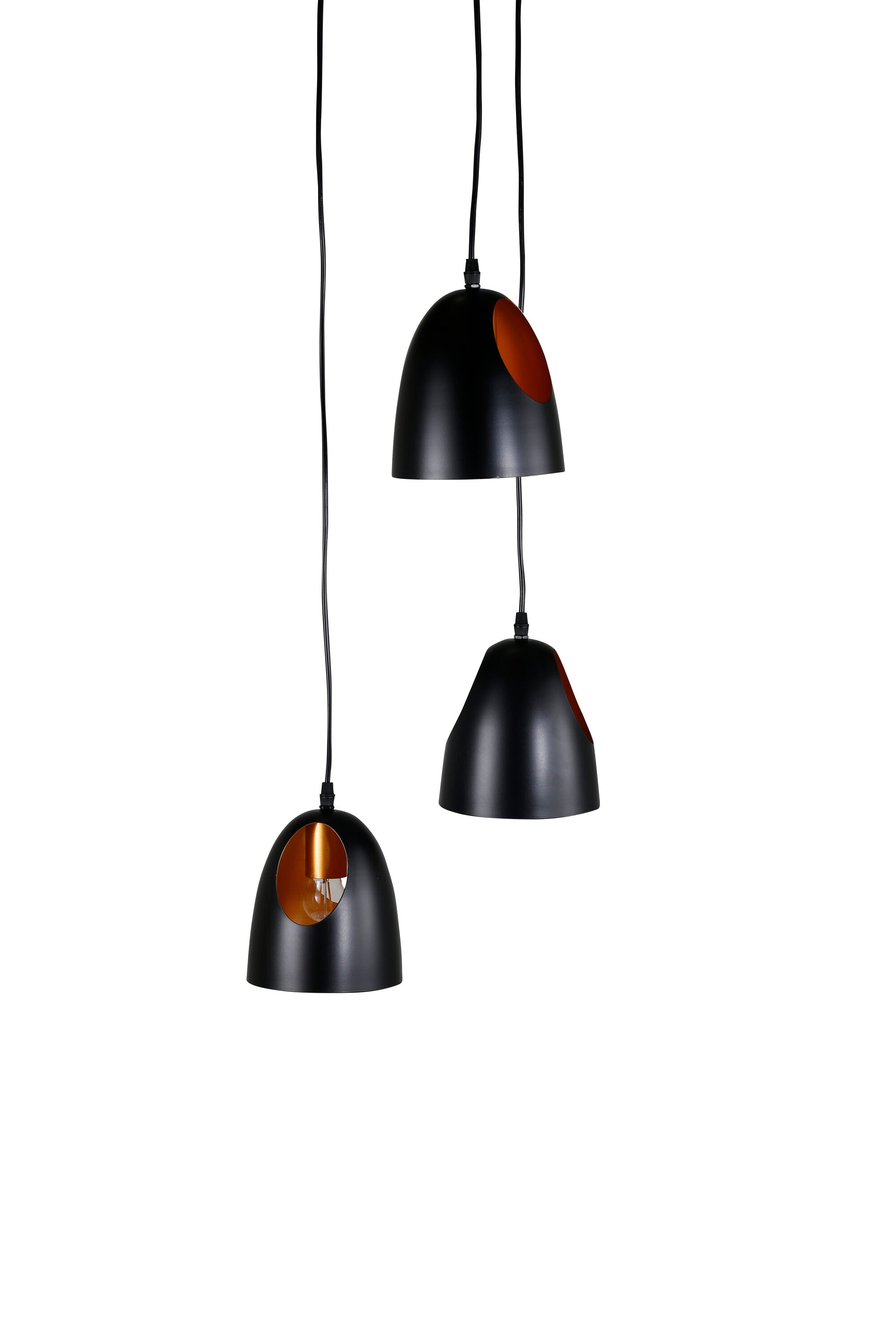 Venture Home Elda Pendel Svart/koppar ø40 cm