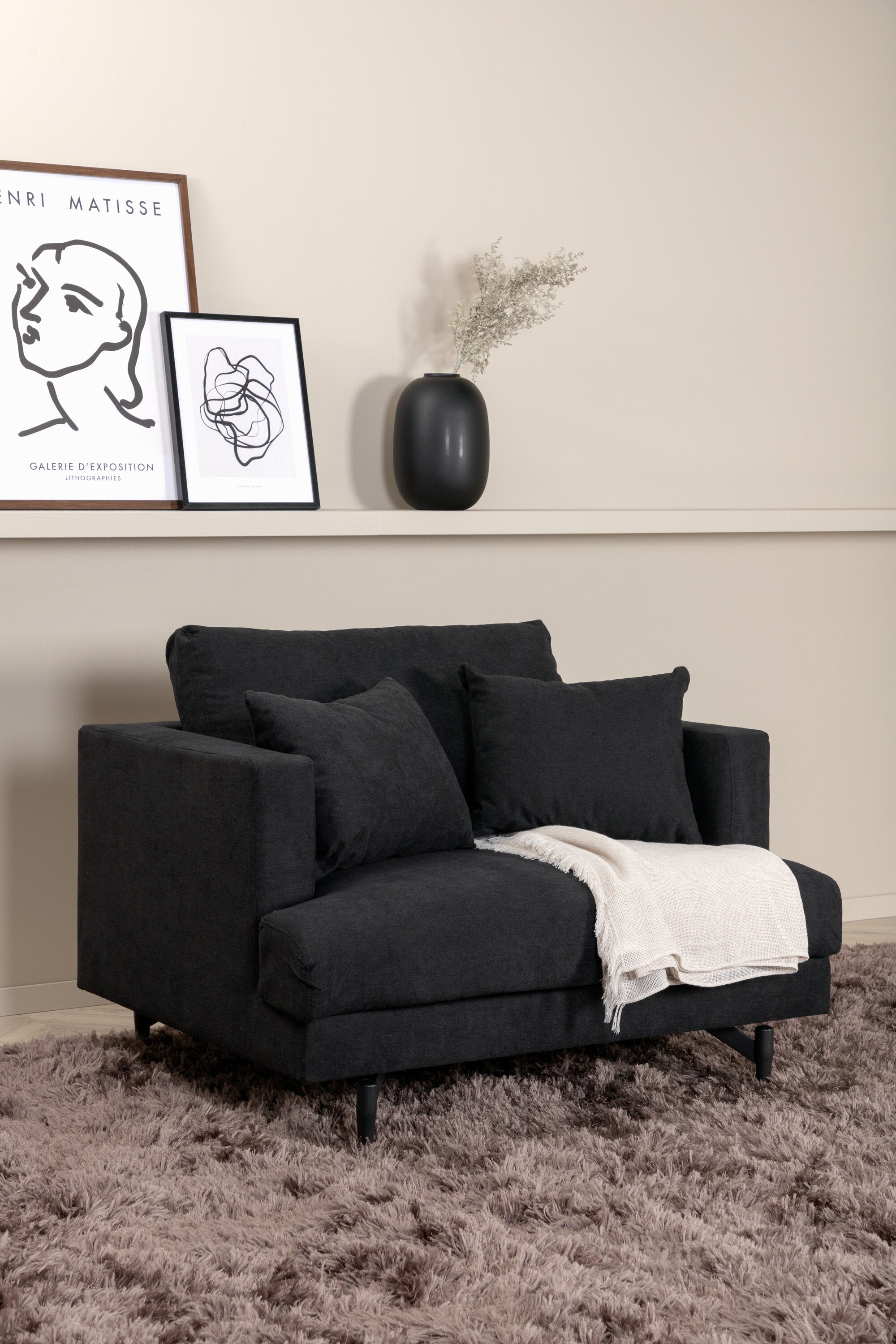 Venture Home Sofia Fåtölj Svart