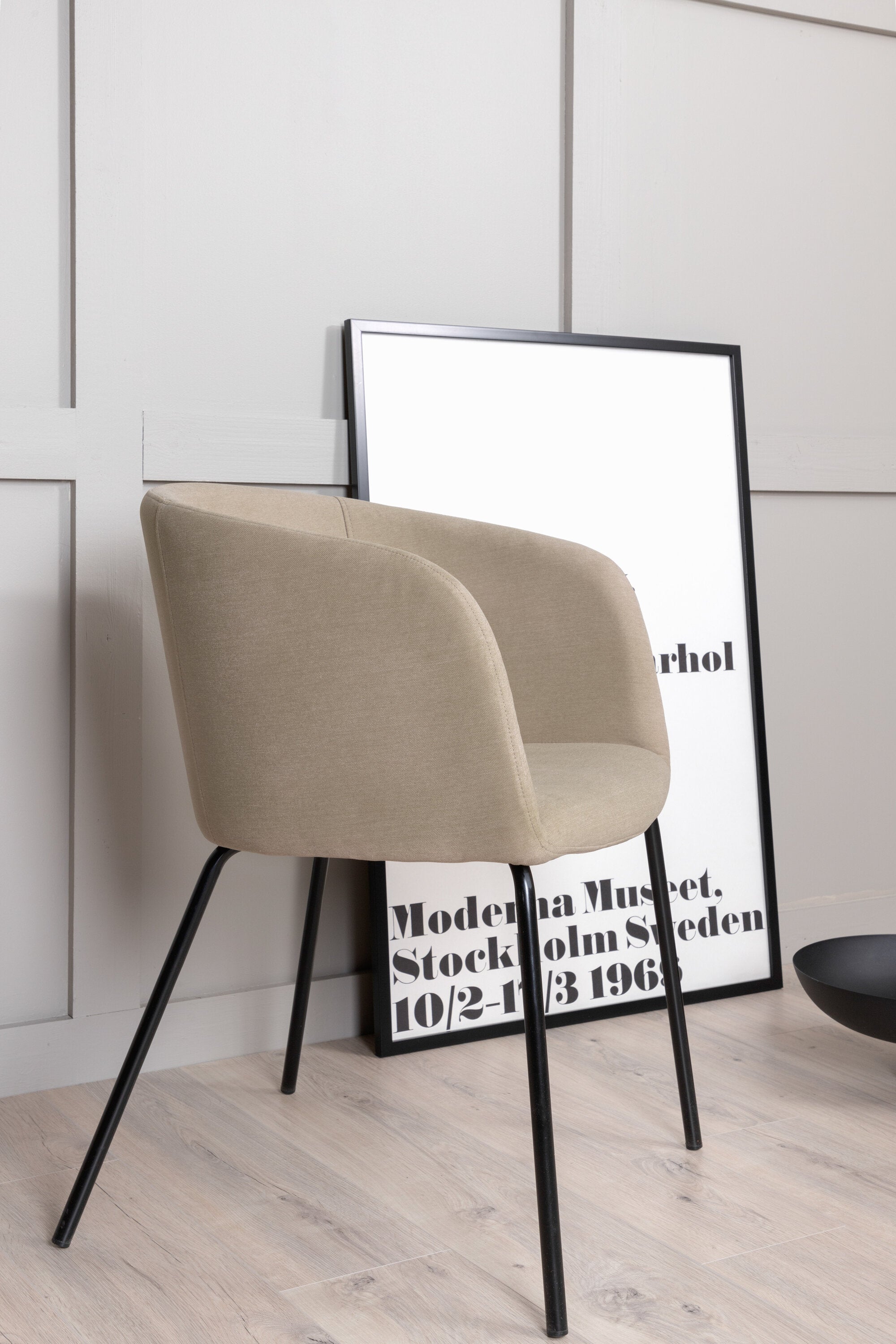 Venture Home Berit Matstol Beige/Svart
