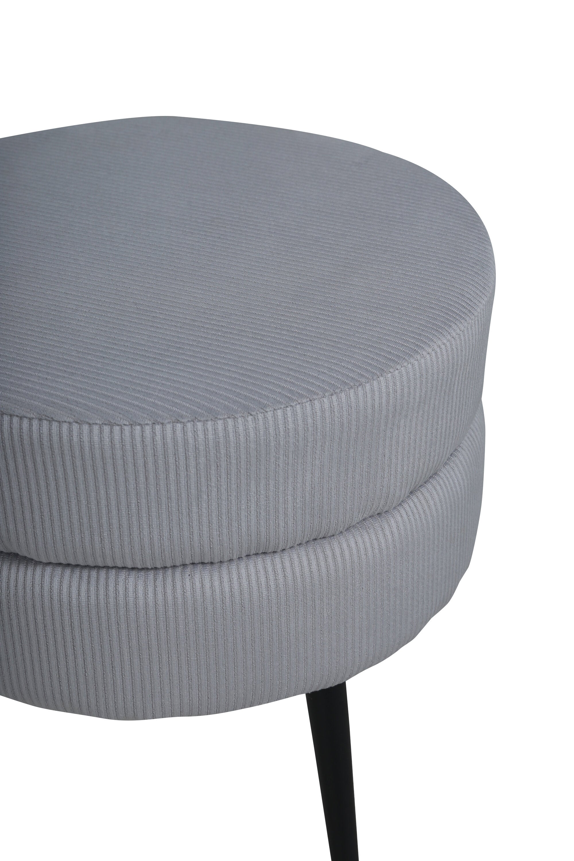 Venture Home Pot Ottoman Puff Svart/Grå ø40 cm