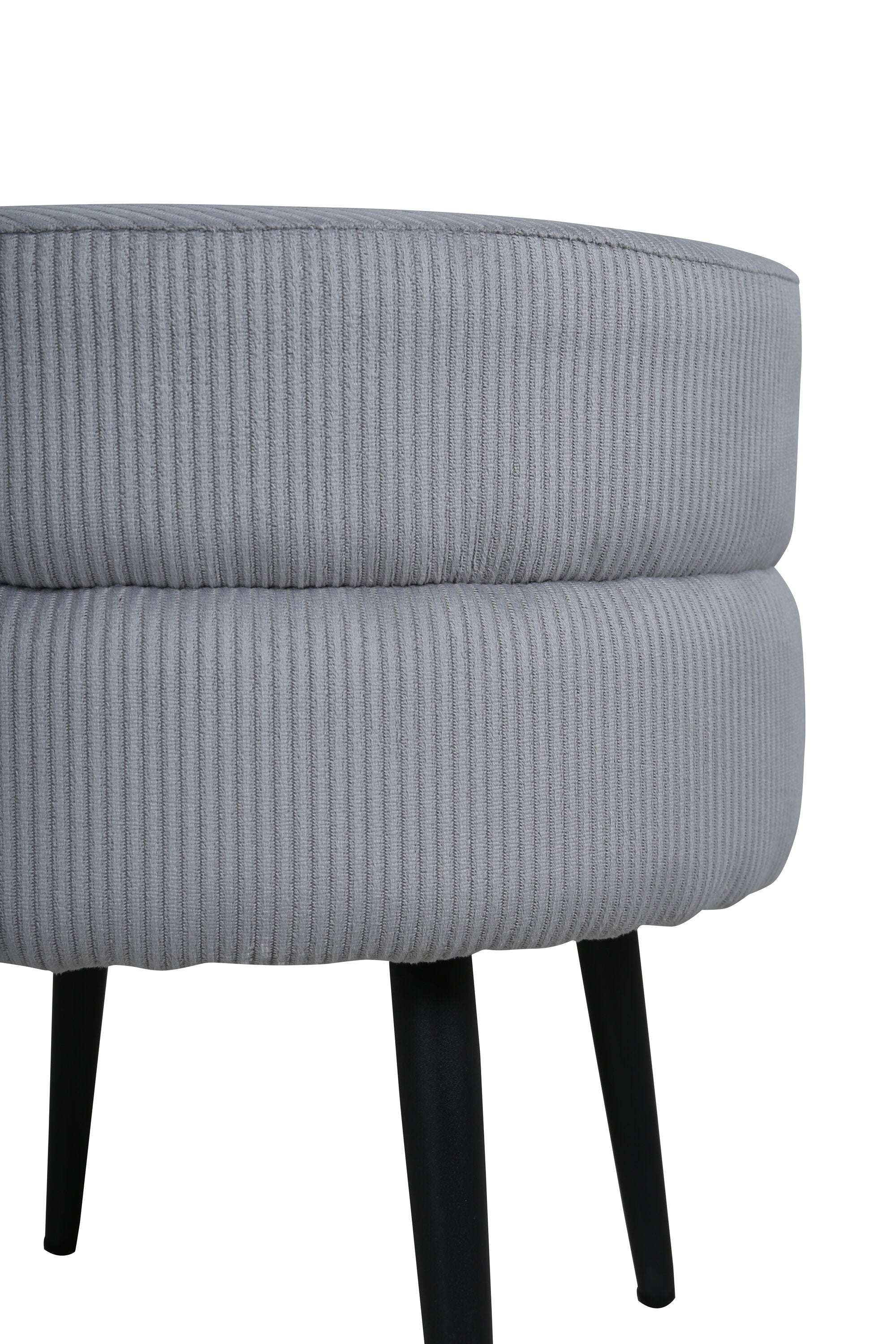 Venture Home Pot Ottoman Puff Svart/Grå ø40 cm