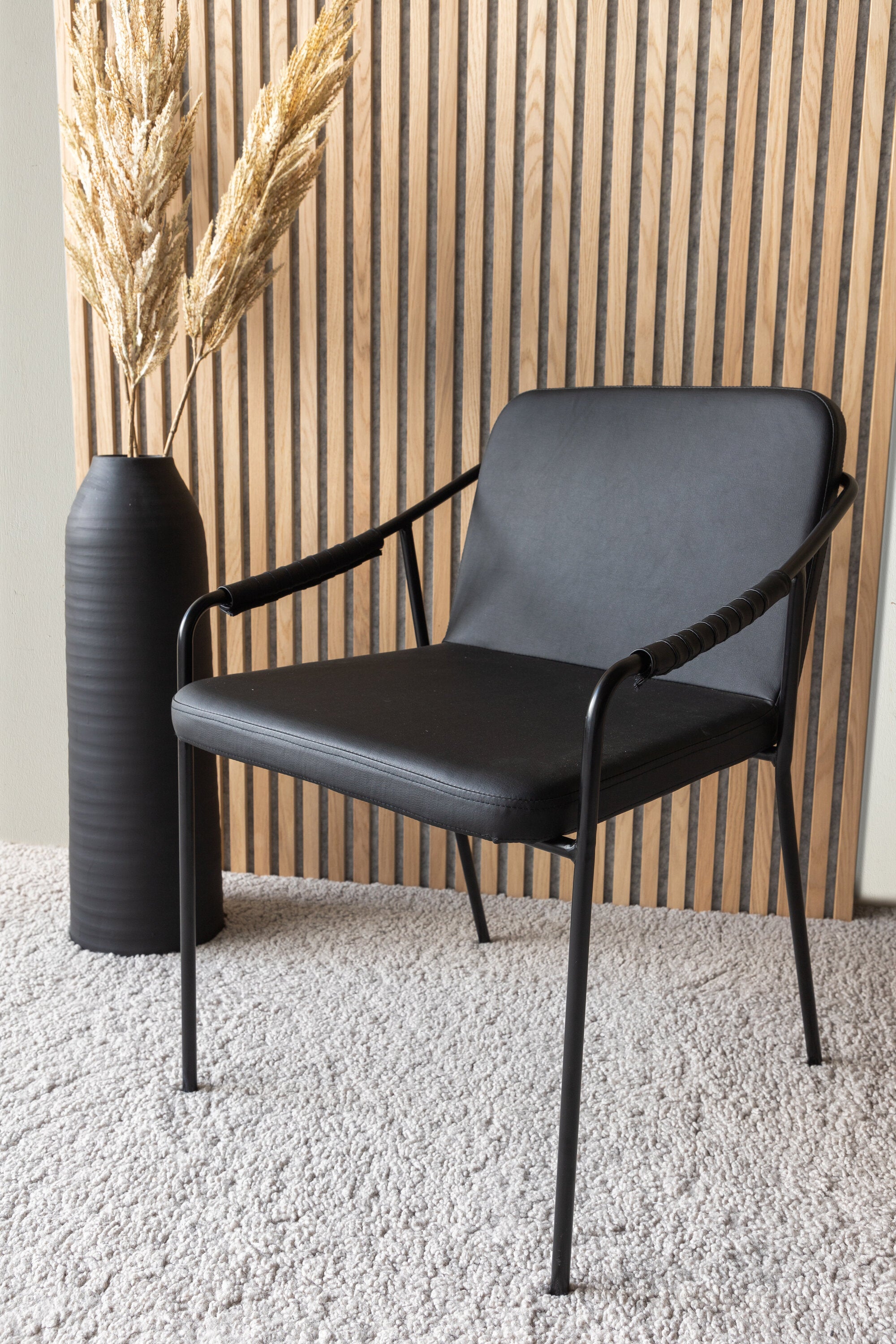 Venture Home Tvist Matstol Svart 2-pack