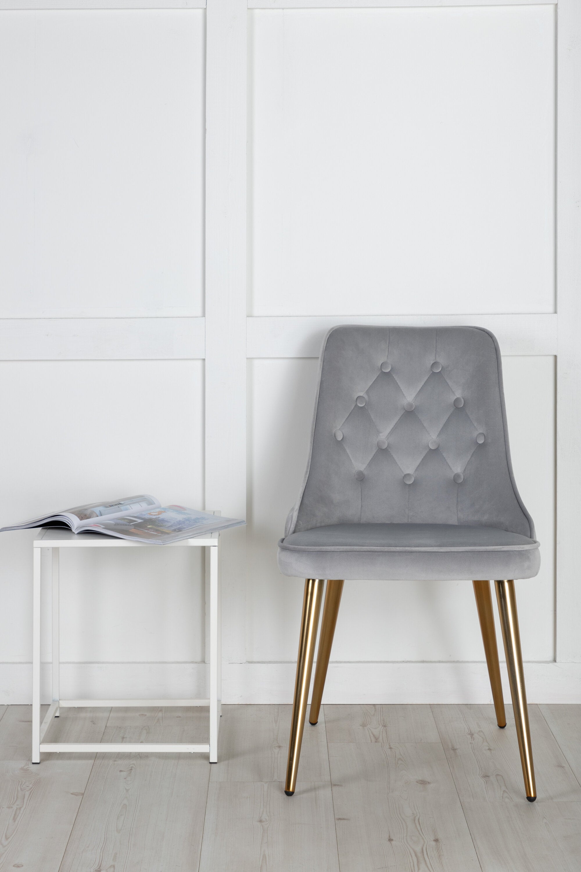 Venture Home Velvet Deluxe Matstol Guld 2-pack