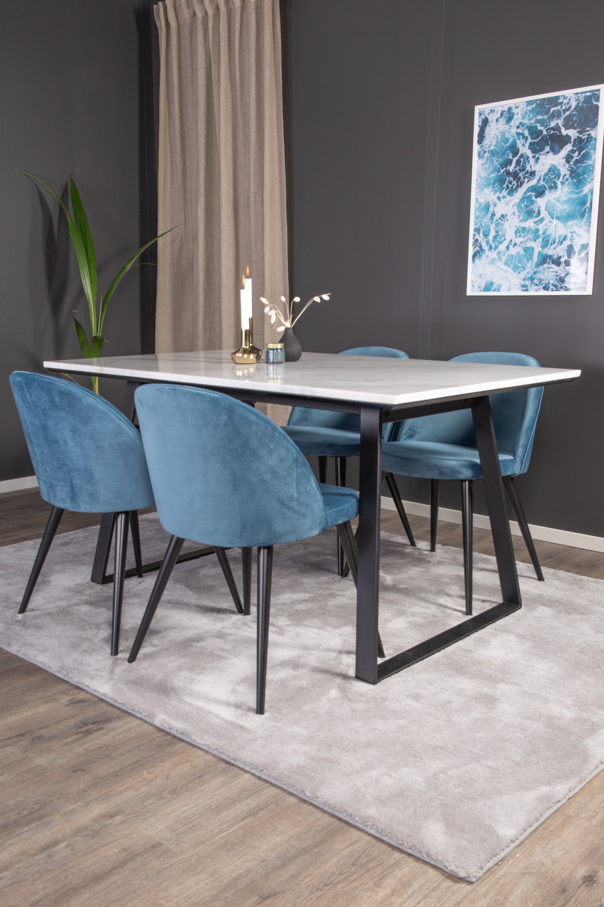 Venture Home Estelle Rektangulär Matgrupp