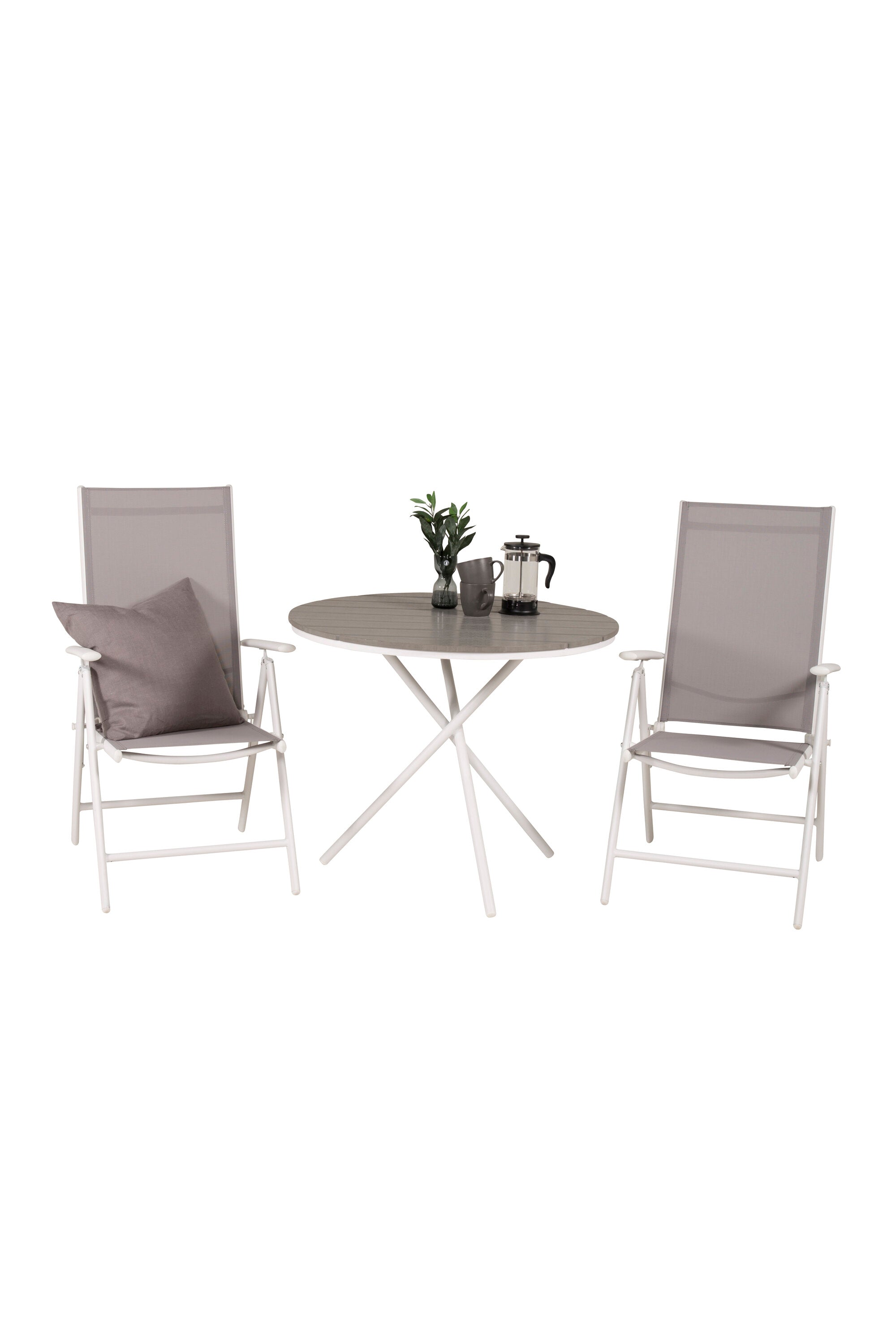 Venture Home Parma Matgrupp Ø90 cm Med 2 Break Stolar