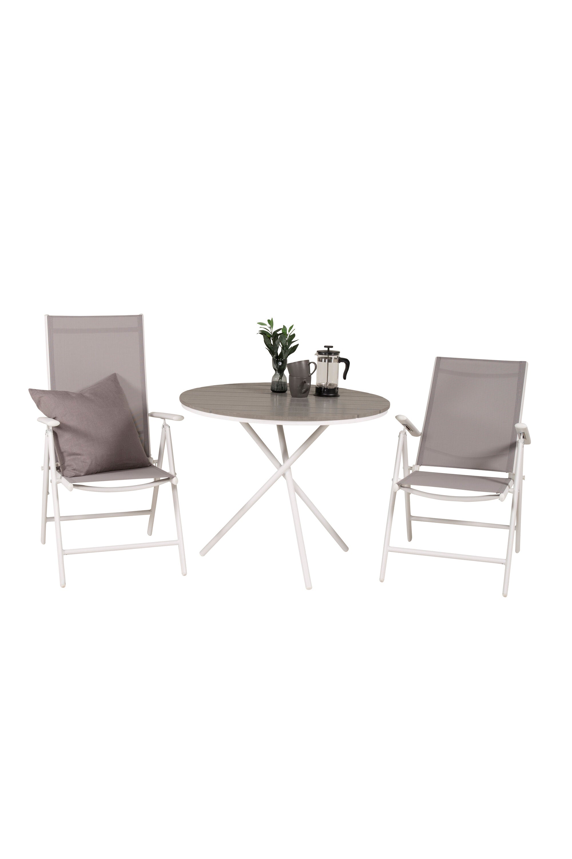 Venture Home Parma Matgrupp Ø90 cm Med 2 Break Stolar